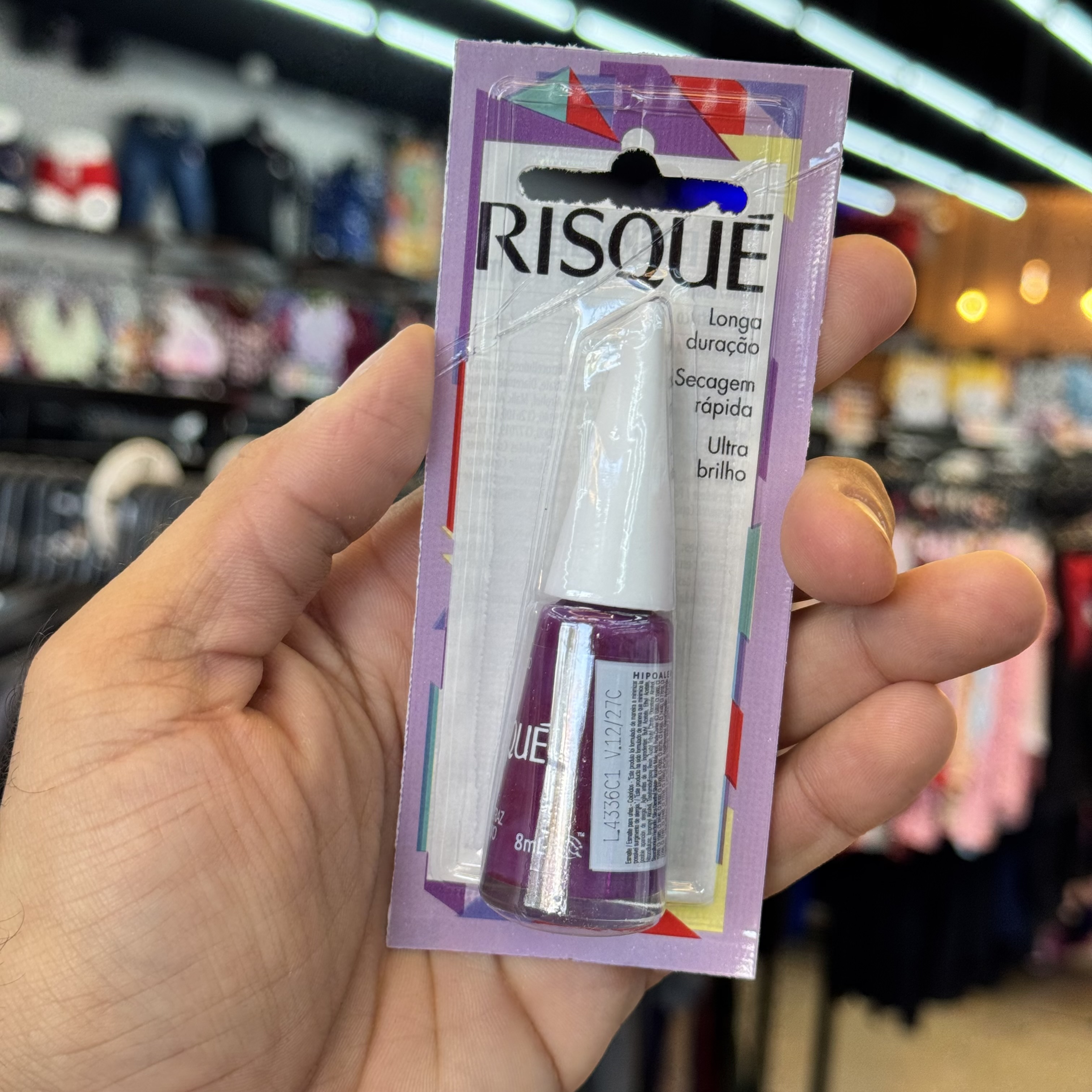 Esmalte Risqué Violetraz o Novo Cremoso 8ml