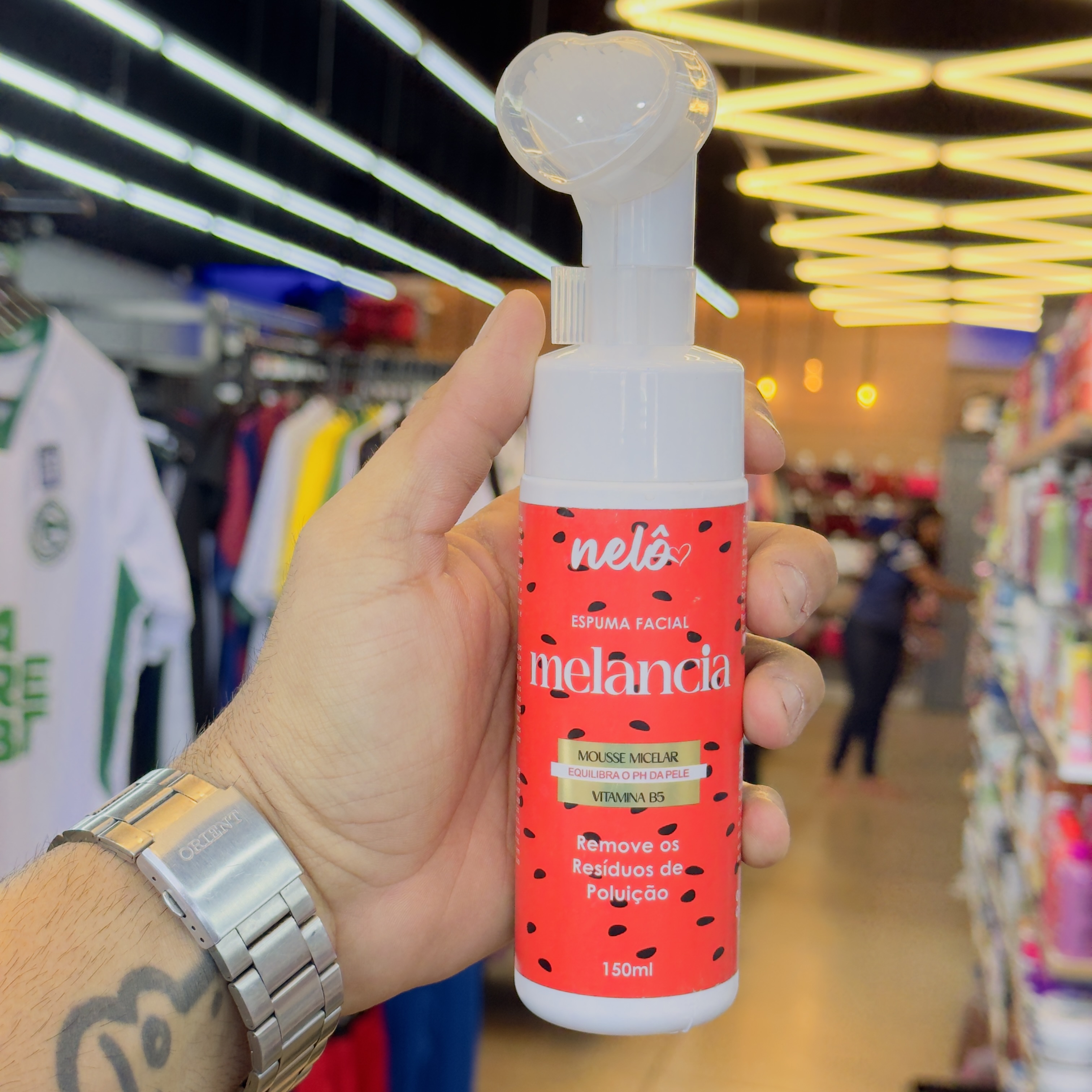 Espuma Facial Melancia Nelô 150ml