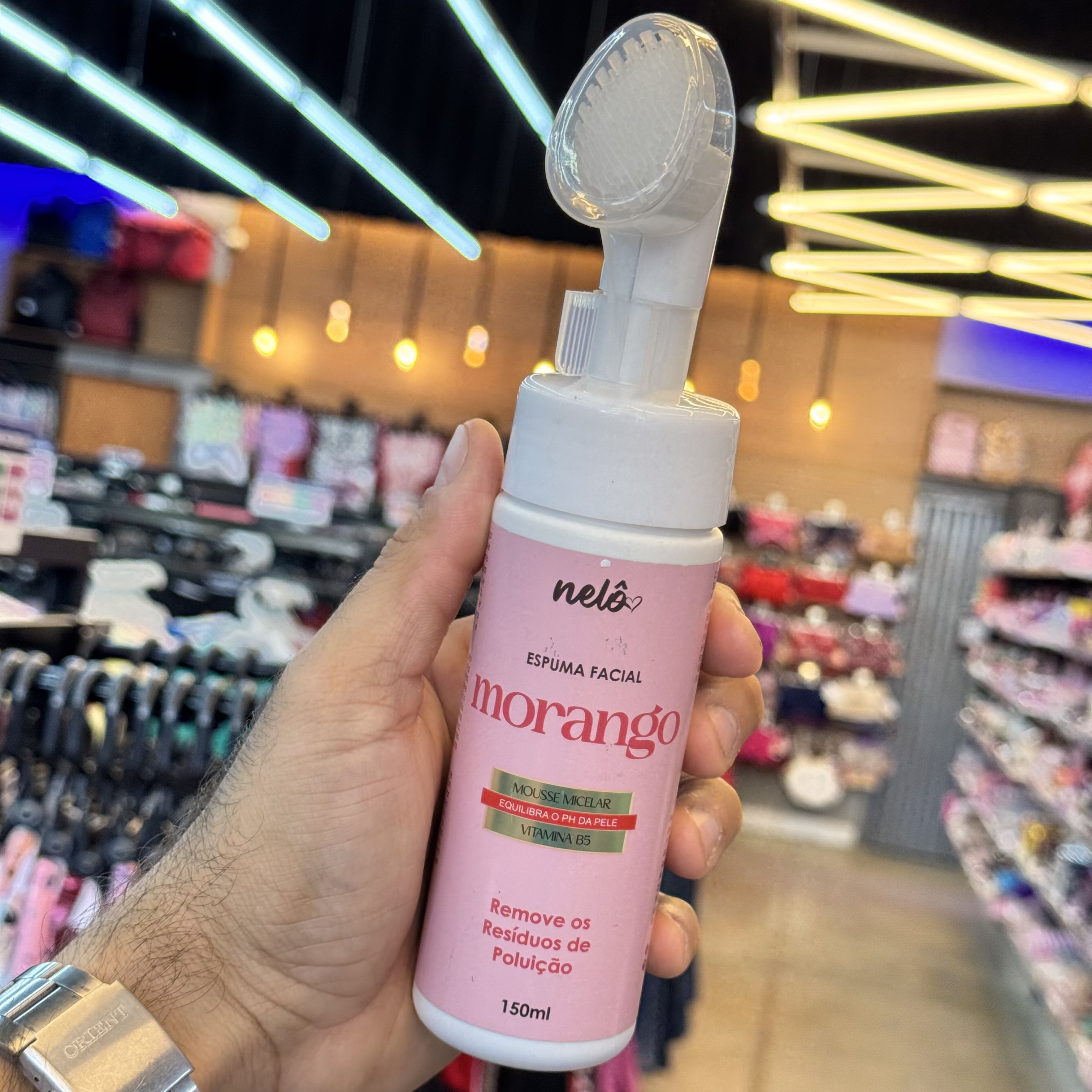 Espuma Facial Morango Nelô 150ml