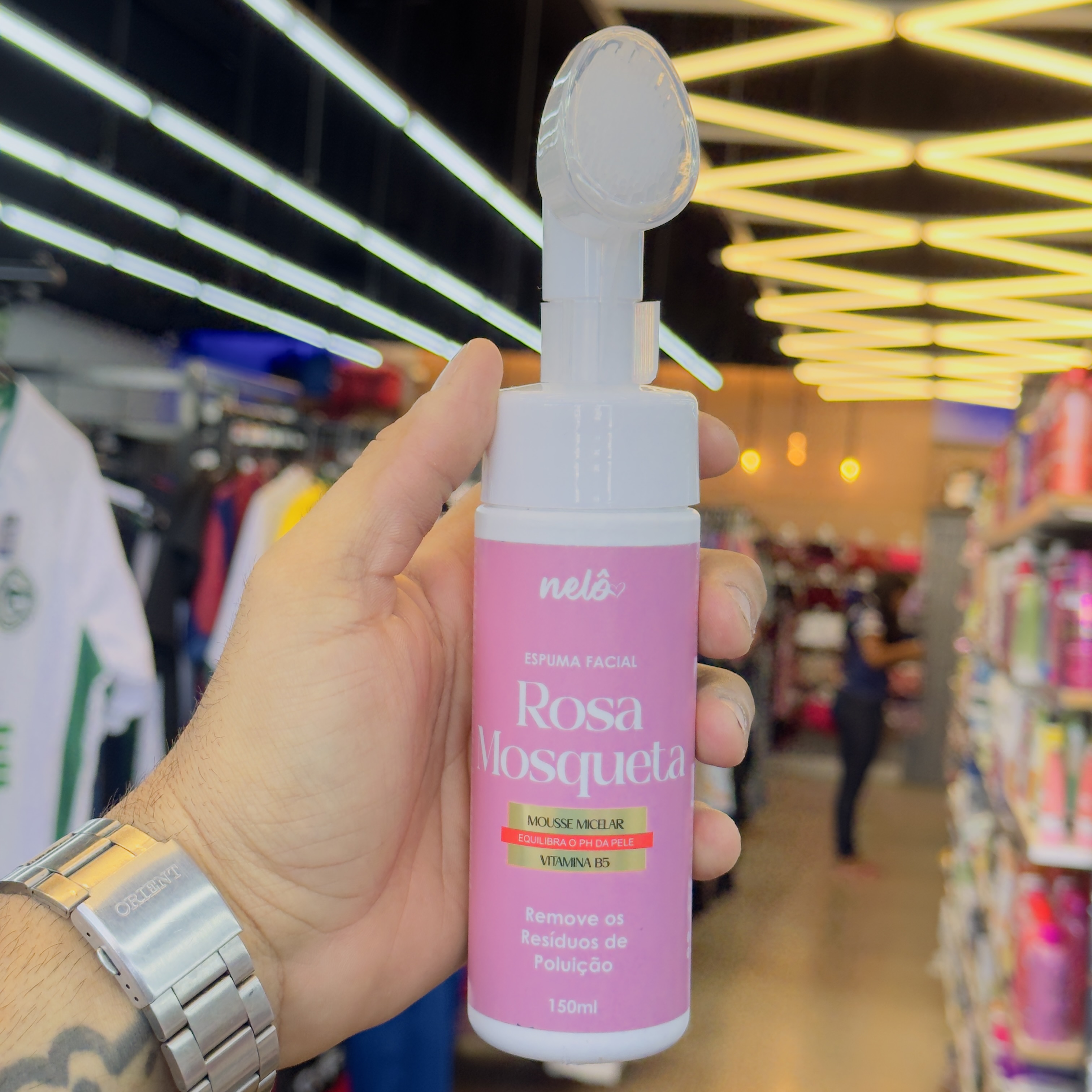 Espuma Facial Rosa Mosqueta Nelô 150ml