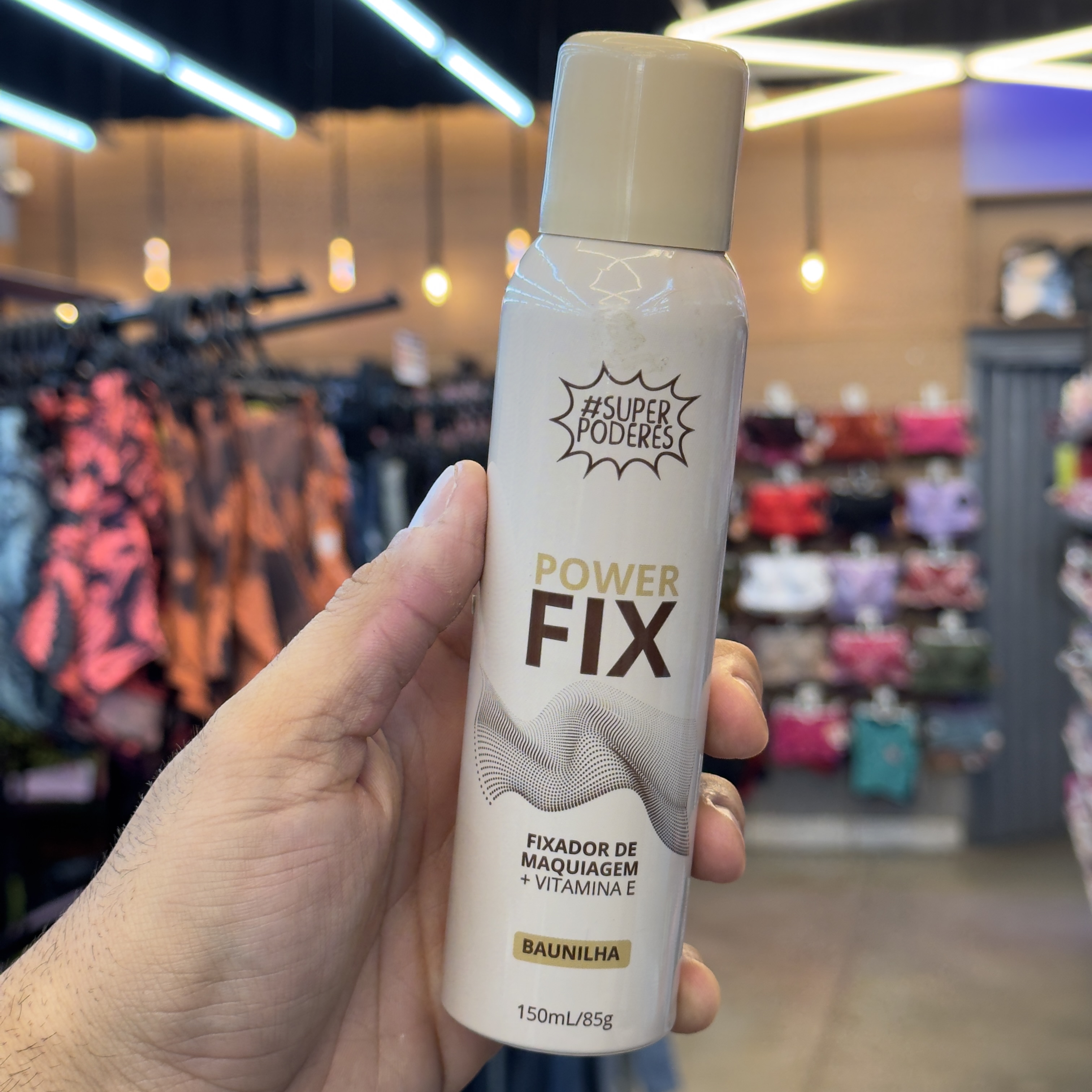 Fixador De Maquiagem Baunilha Power Fix Super Poderes 