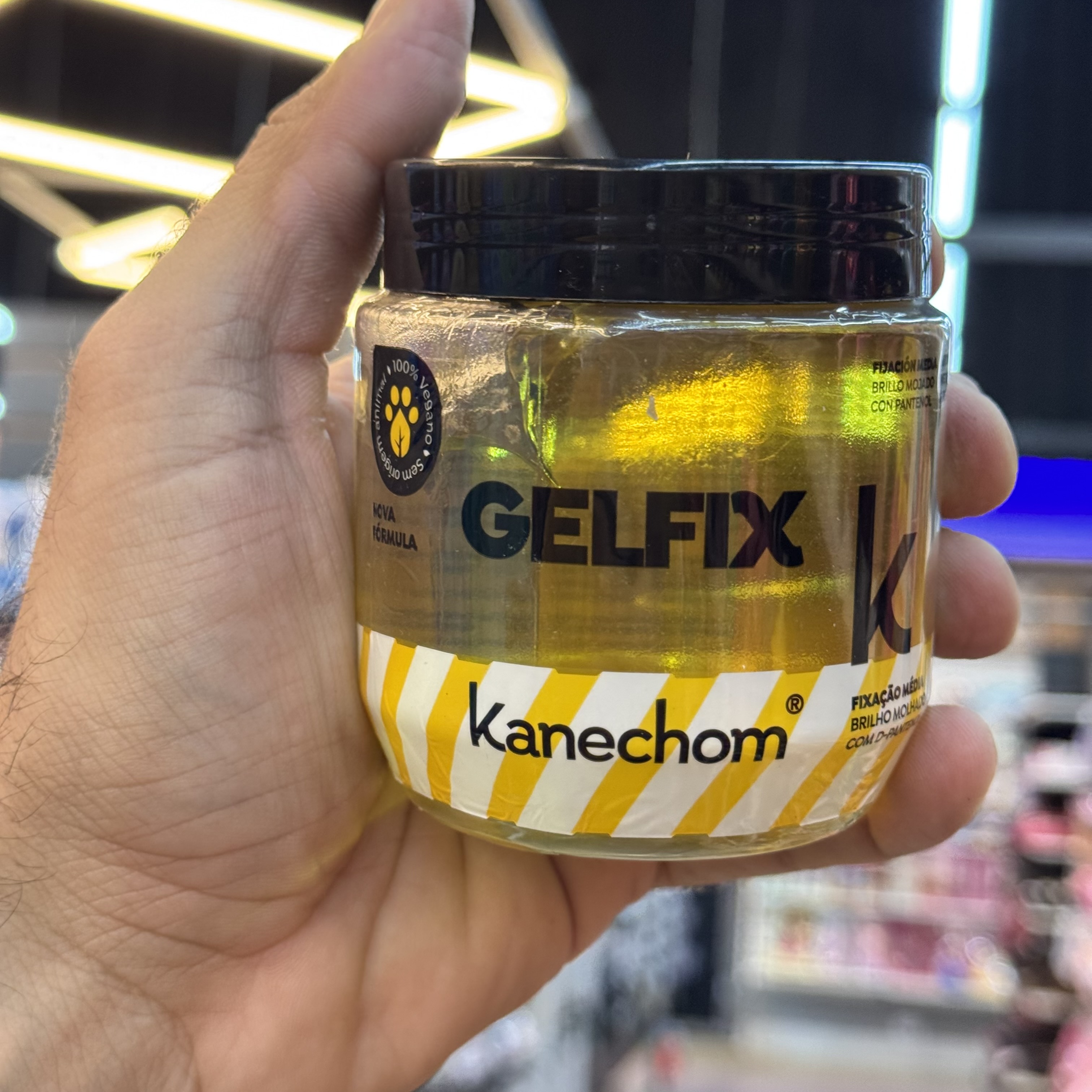 Gel Fixador Kanechom Amarelo 230g