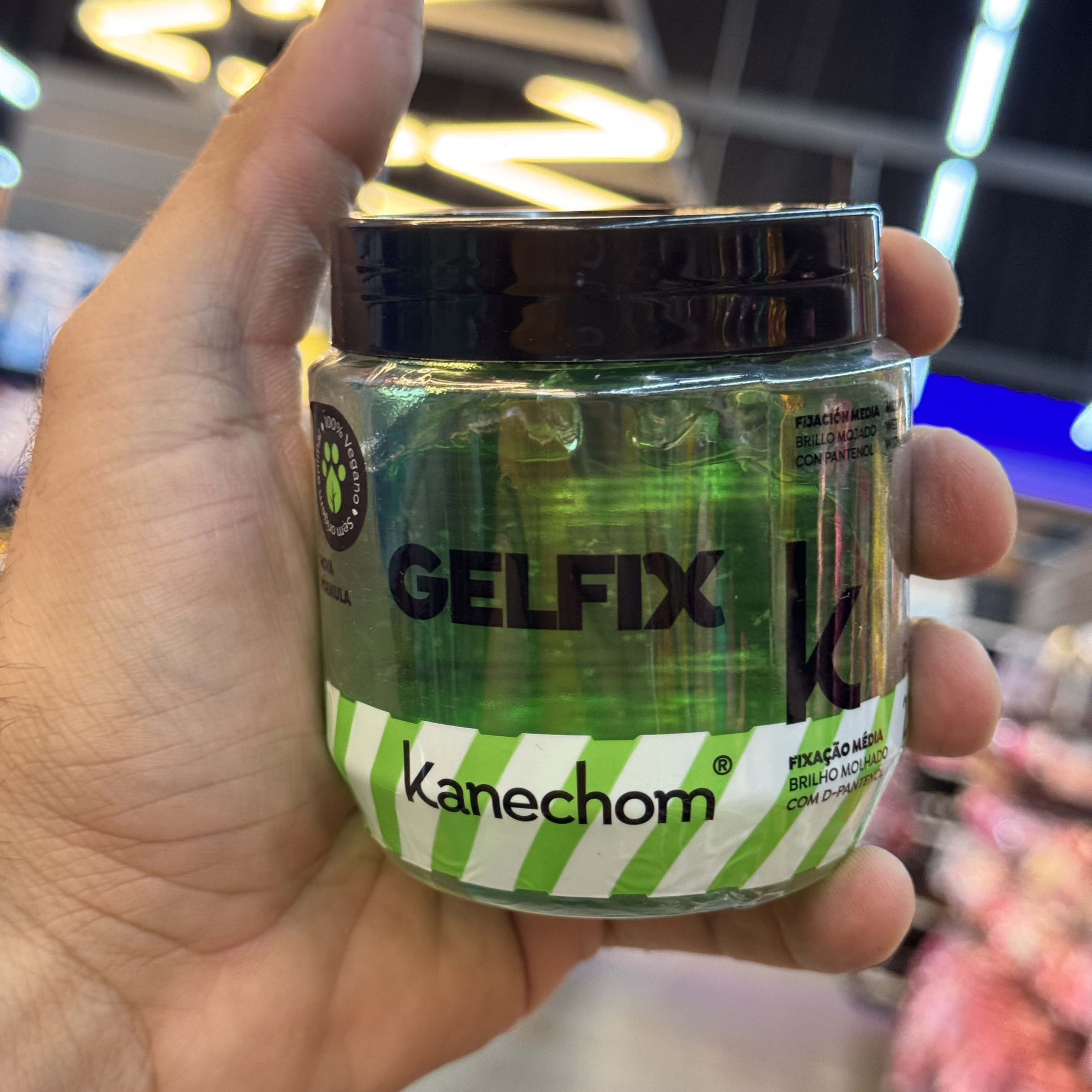 Gel Fixador Kanechom Verde 230g