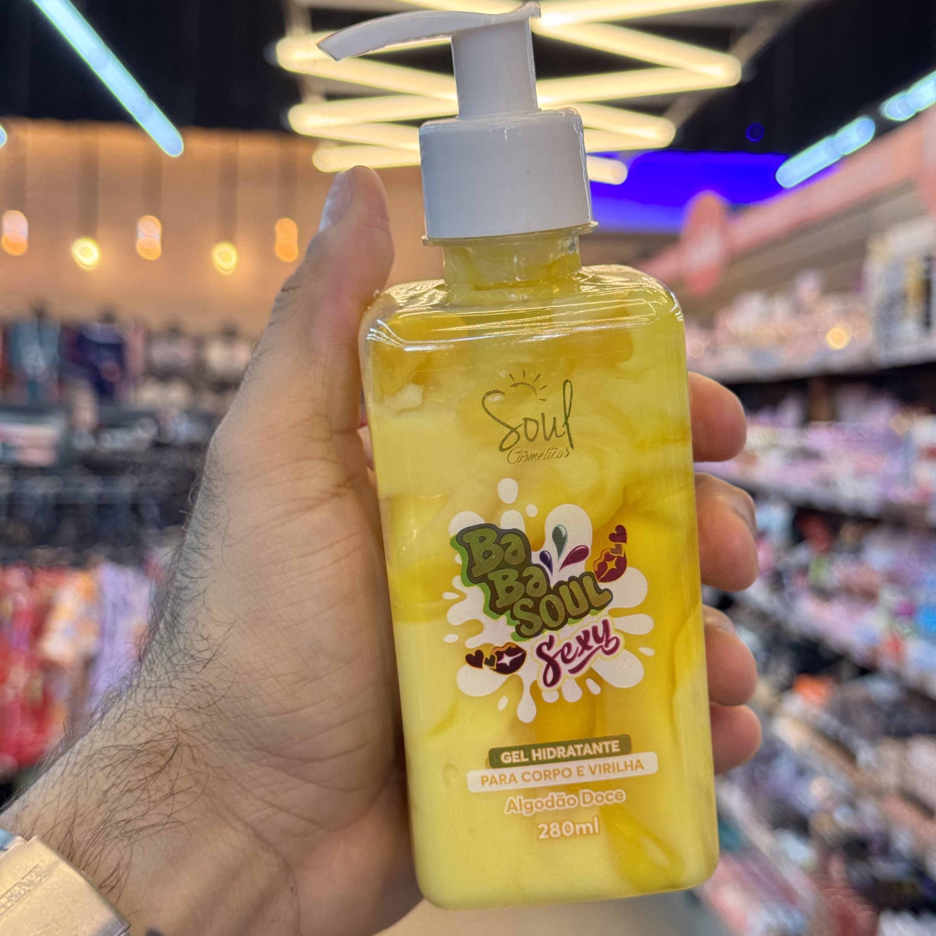 Gel Hidratante Babasoul Soul Sexy Algodão doce 240ml