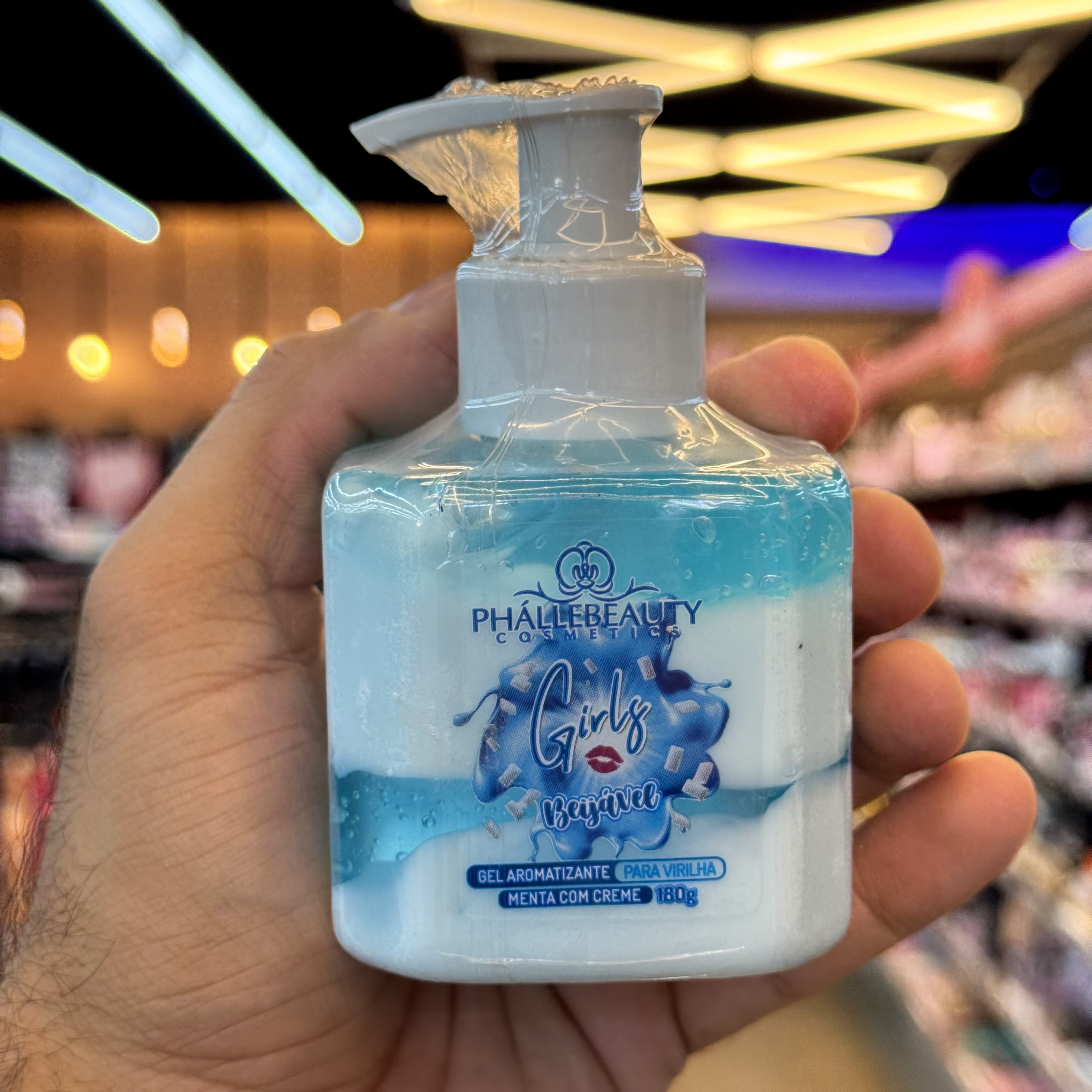 Gel Hidratante Girls Beijável Menta com Creme 180g