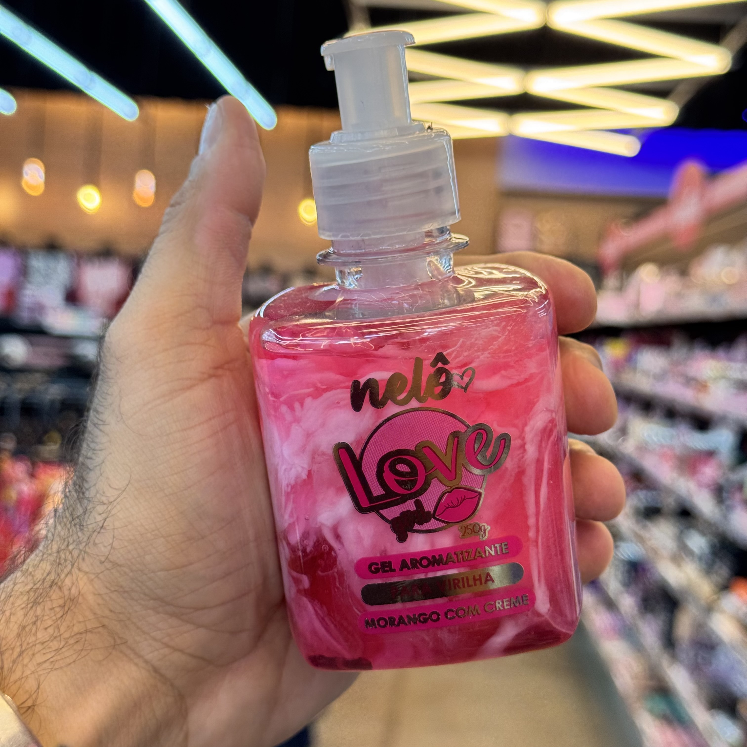 Gel Hidratante Nelô Amor Girl Sexy Morango com Creme 240ml