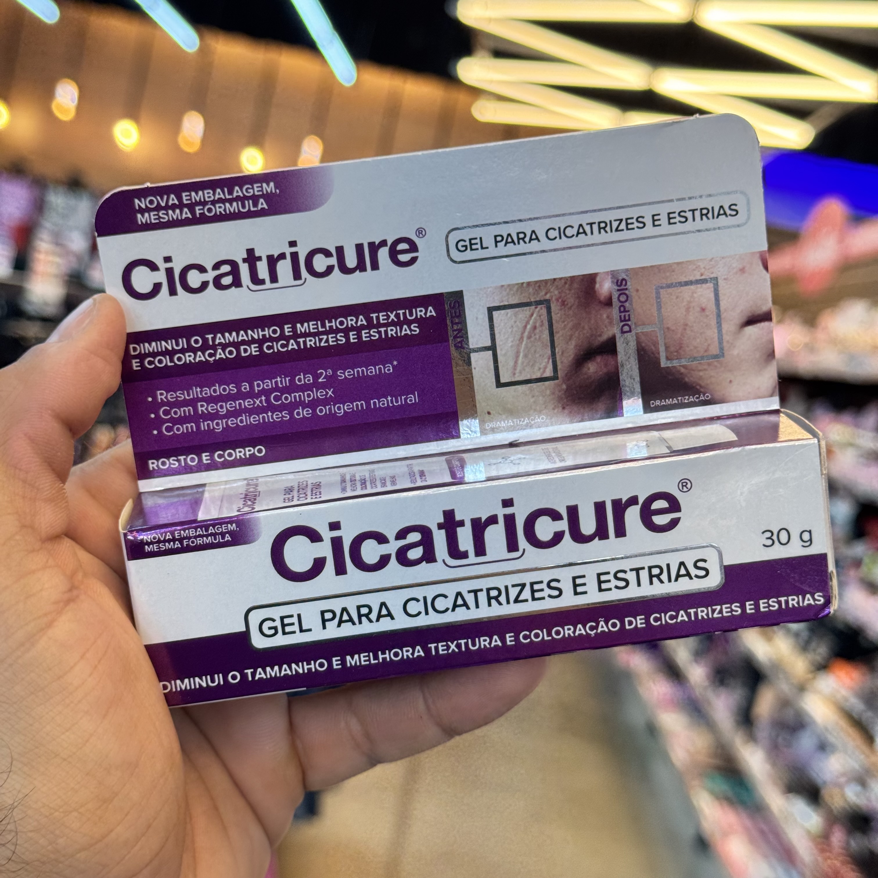 Gel Para Cicatrizes e Estrias Cicatricure 30g 