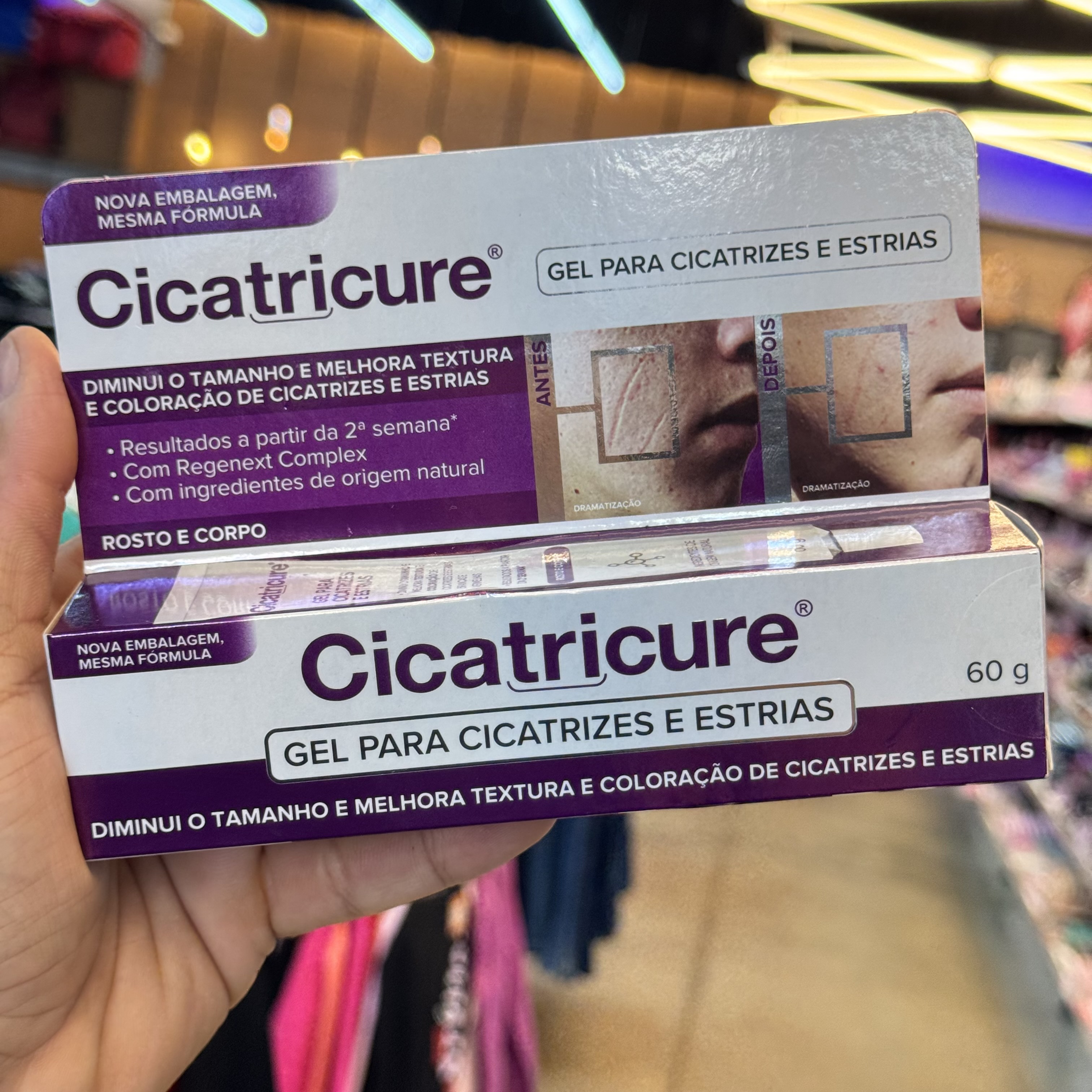 Gel Para Cicatrizes e Estrias Cicatricure 60g 