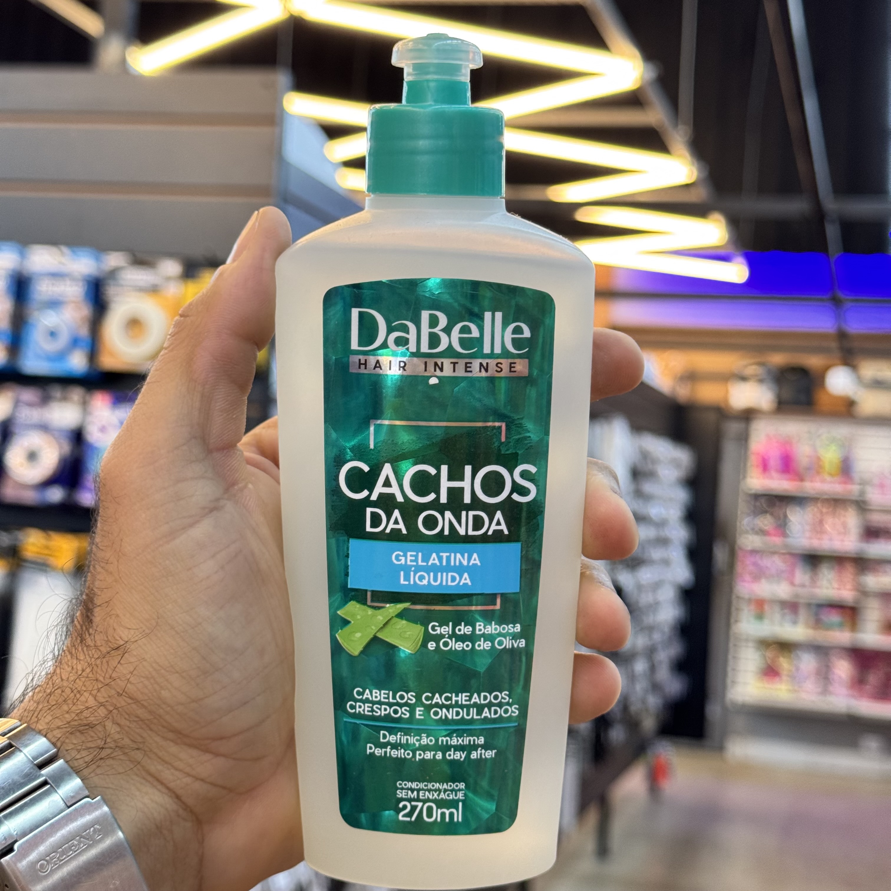 Gelatina Capilar Liquida Dabelle Cachos de Ondas 270ml
