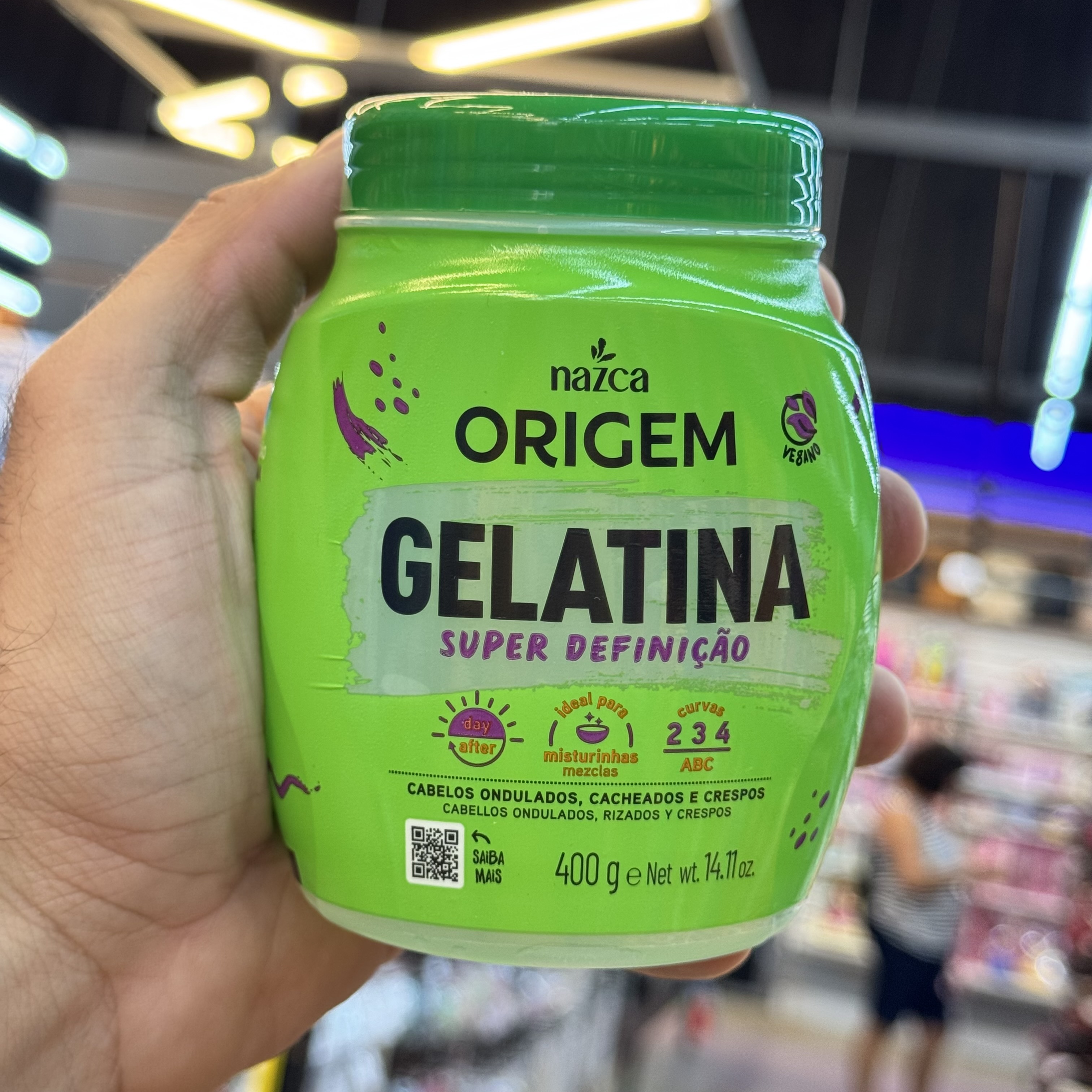 GELATINA CAPILAR ORIGEM SUPER DEFINICAO 400g