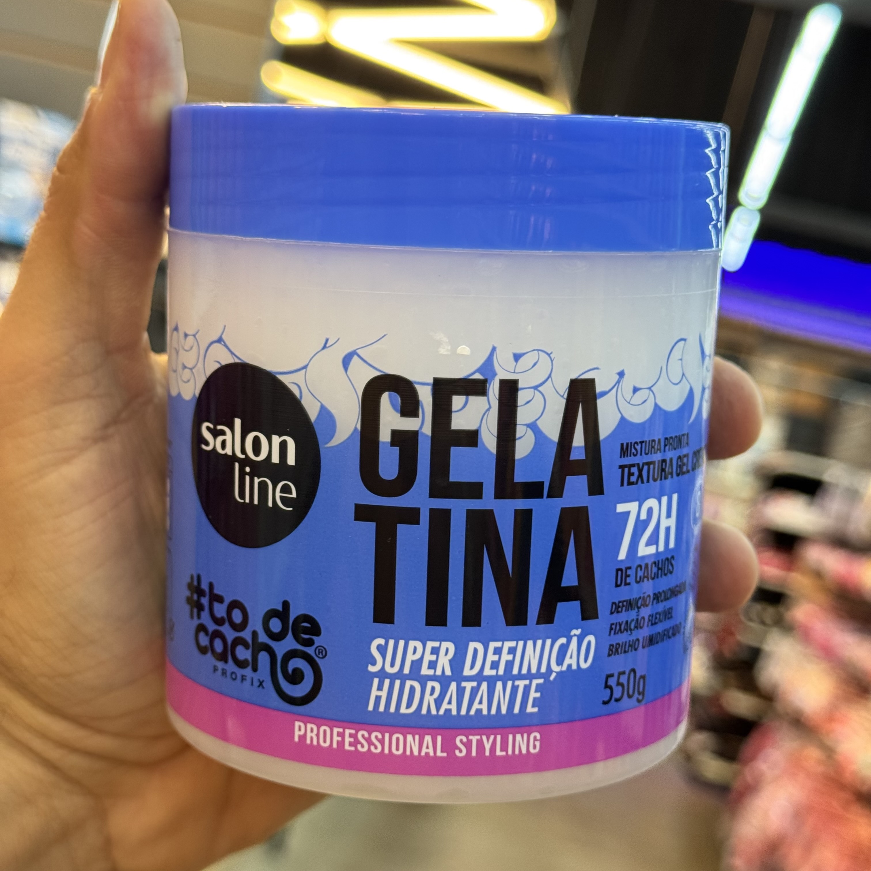 Gelatina Salon Line Todecacho Hidratante Cremosa 550g