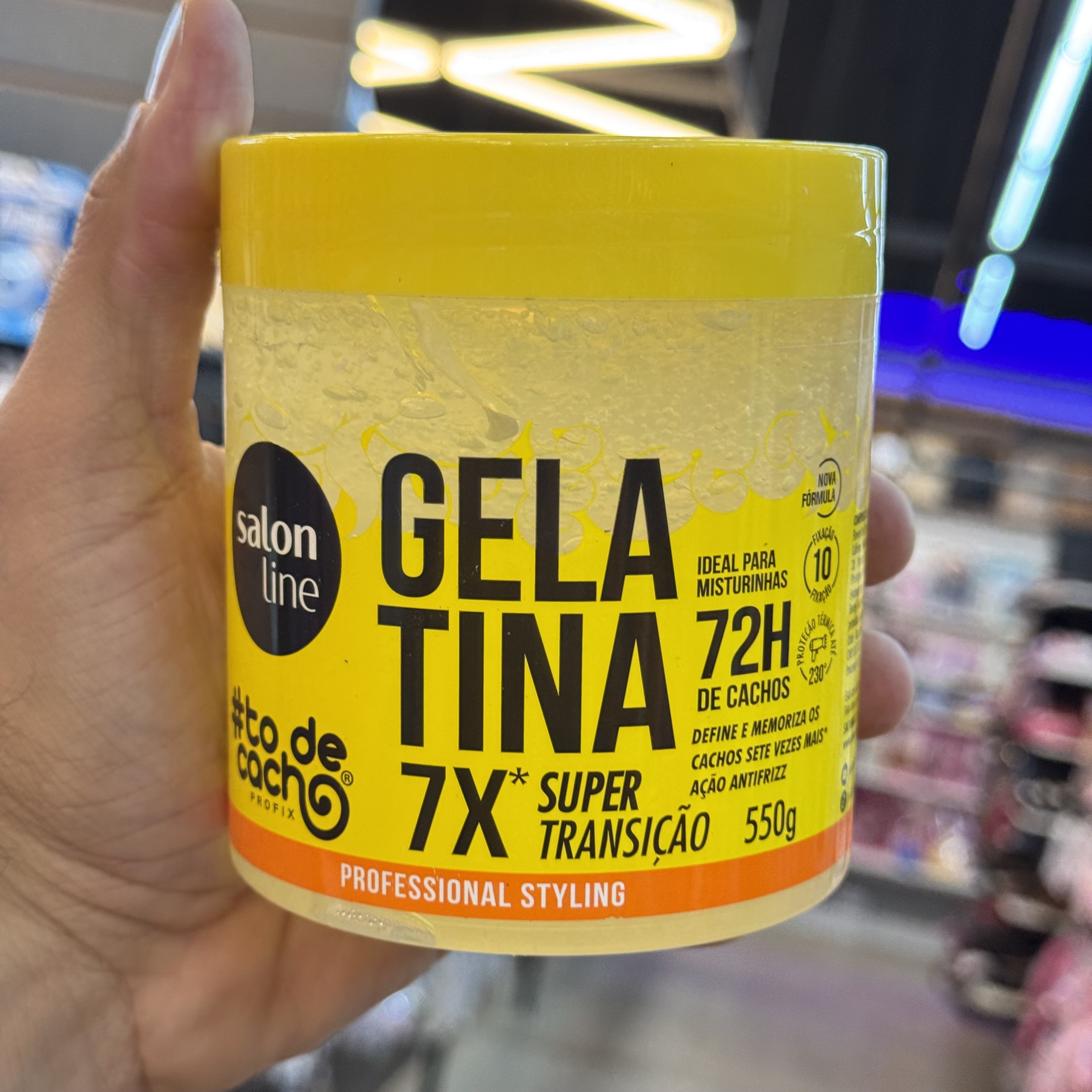 Gelatina Salon Line Todecacho Super Transição 550g