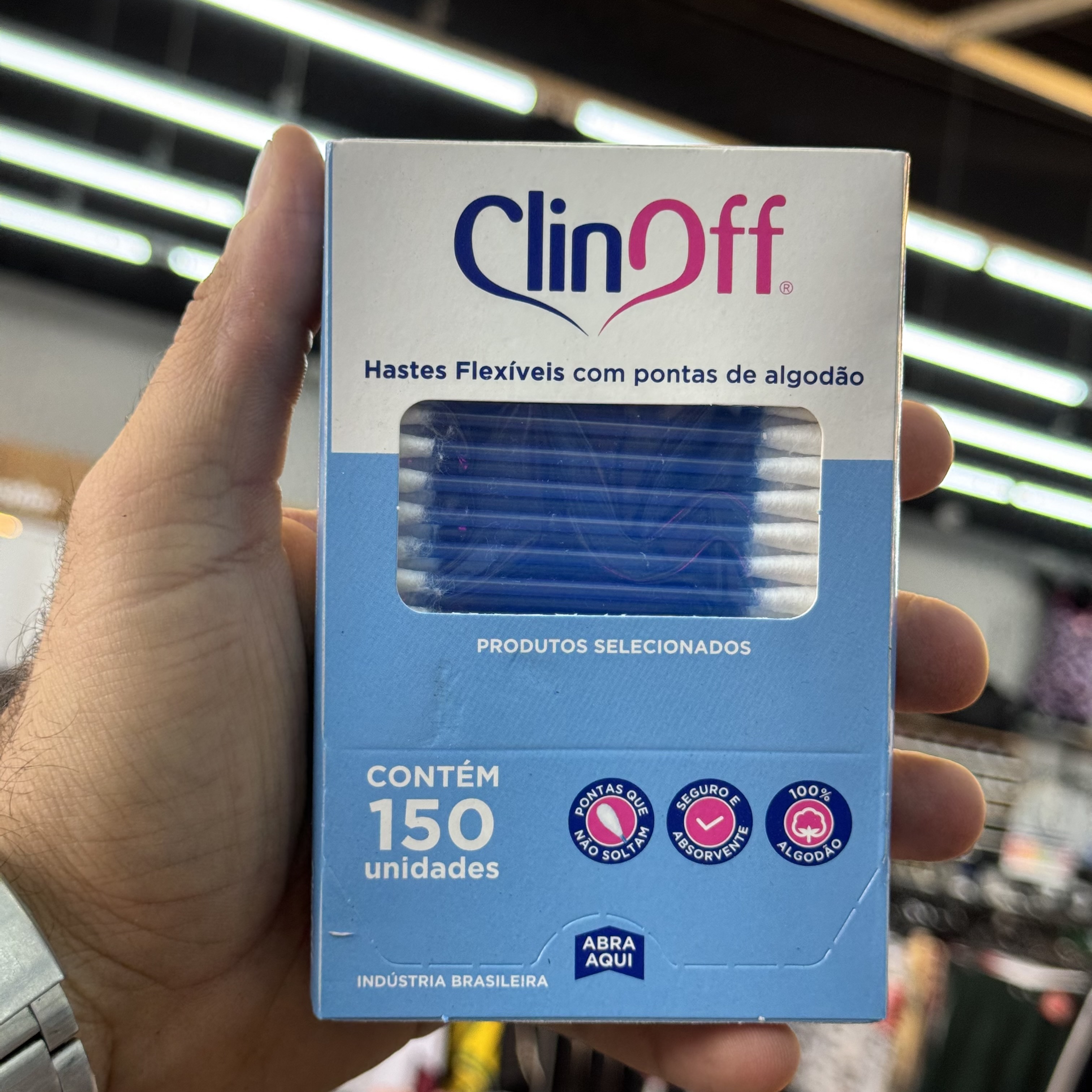 HASTE FLEXIVEL ALGODAO CLINOFF 150UN
