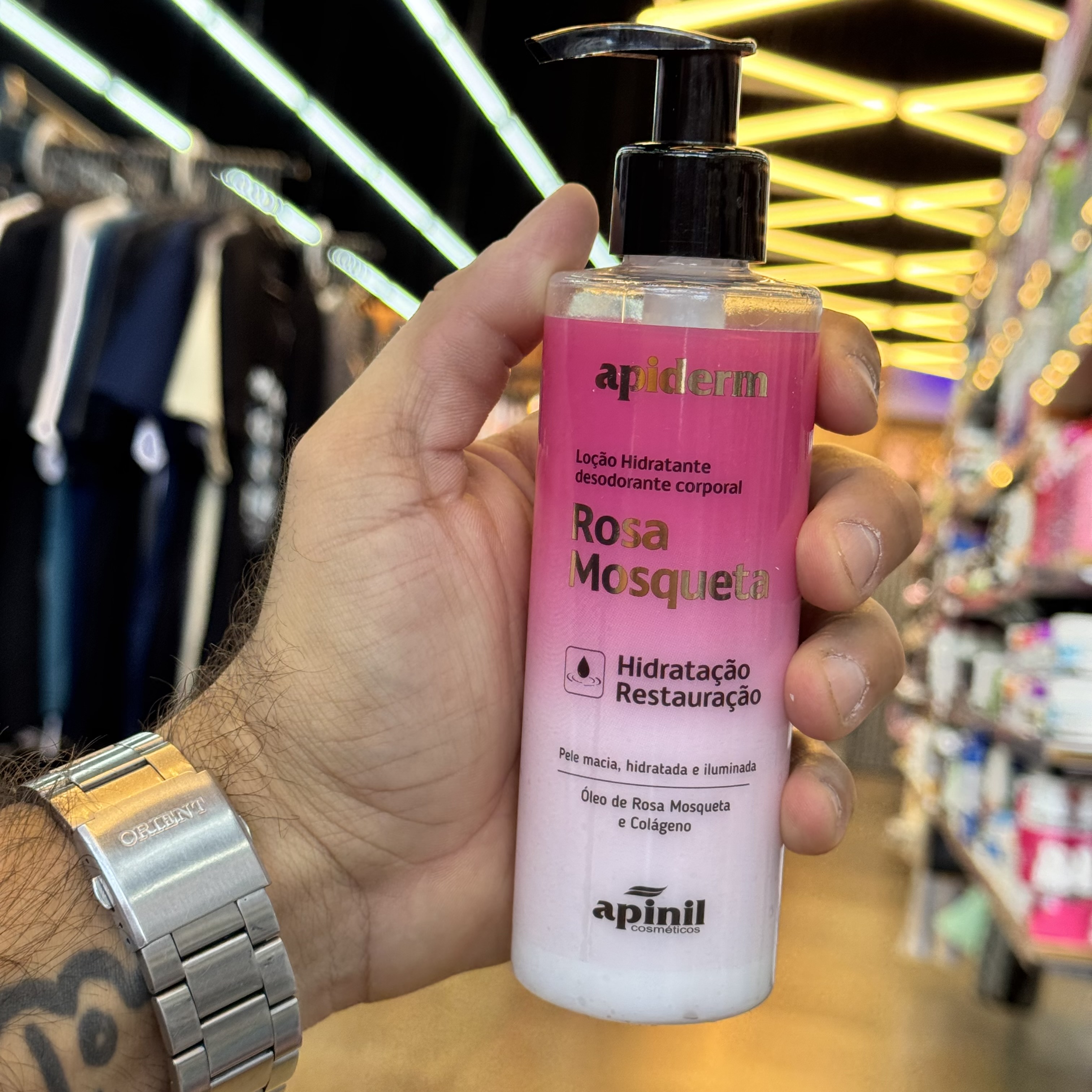 Hidratante Corporal Apinil Rosa Mosqueta 180g