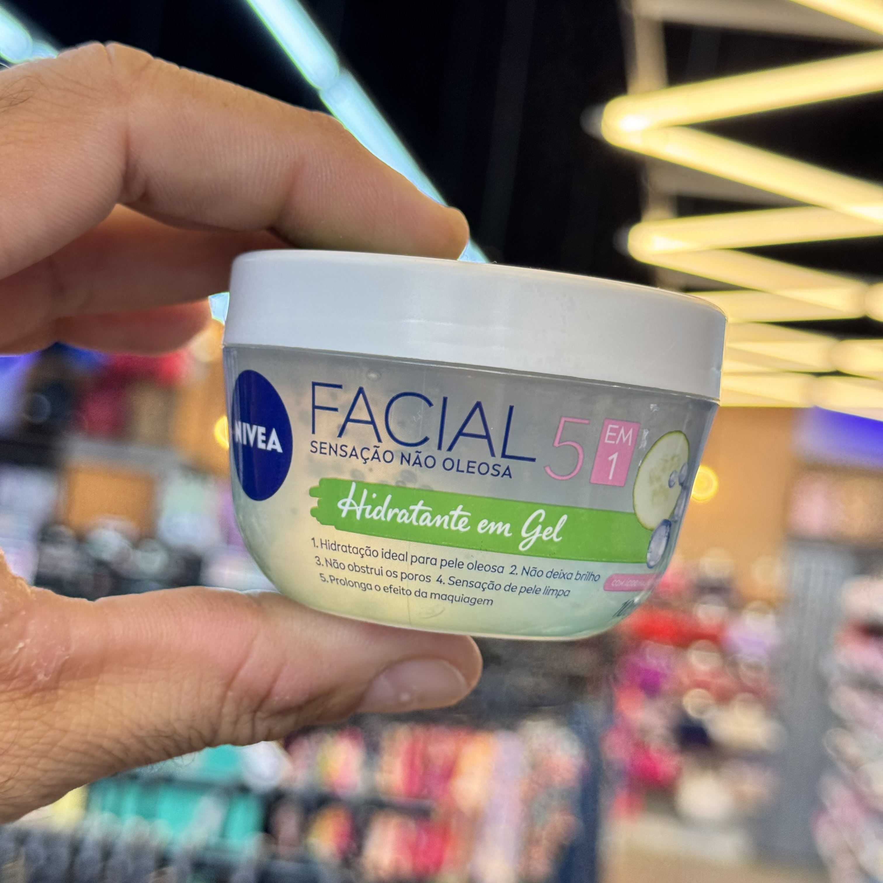 Hidratante Facial em Gel Nivea Ácido Hialurônico 5 em 1