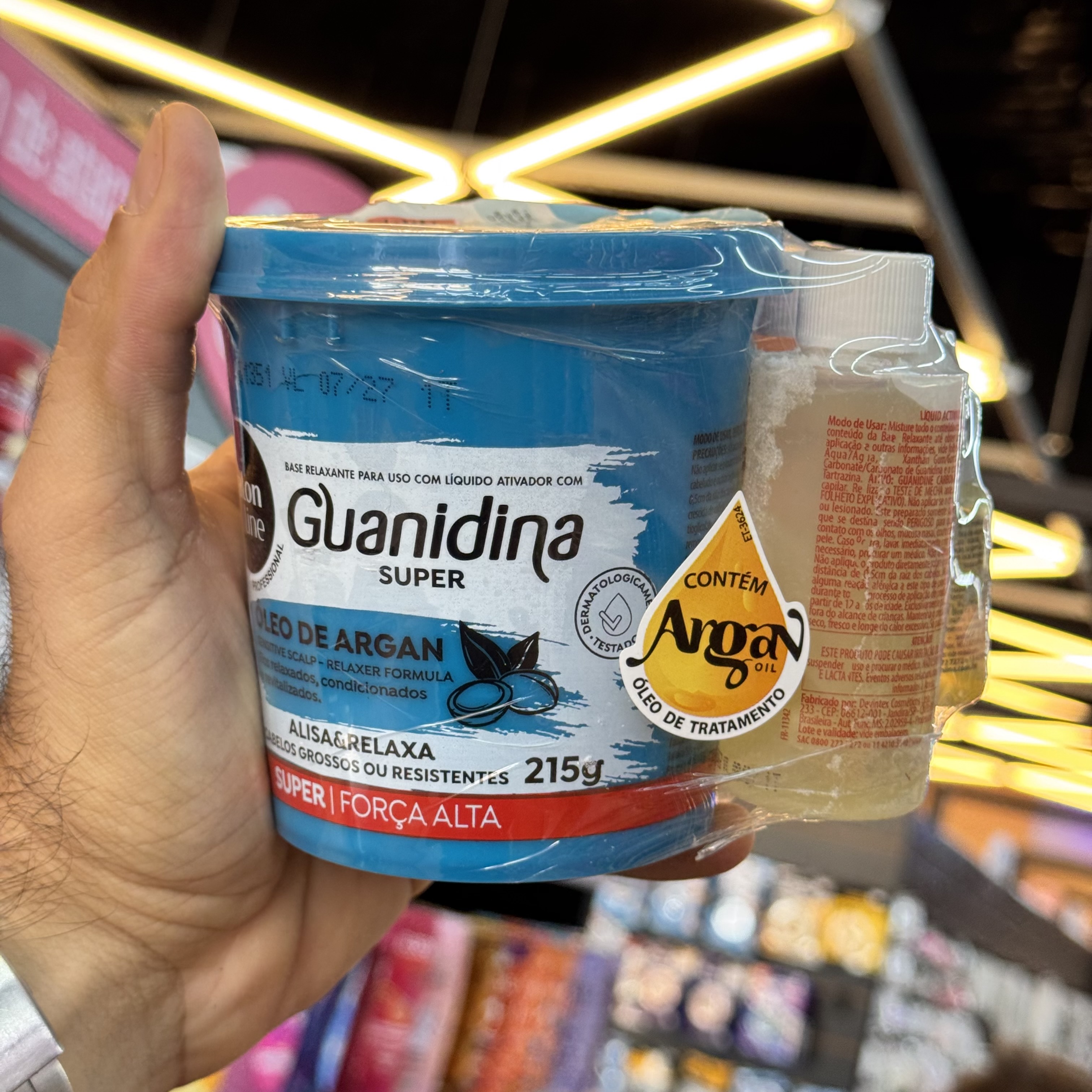kit Alisante Salon Line Guanidina Força Alta 215g