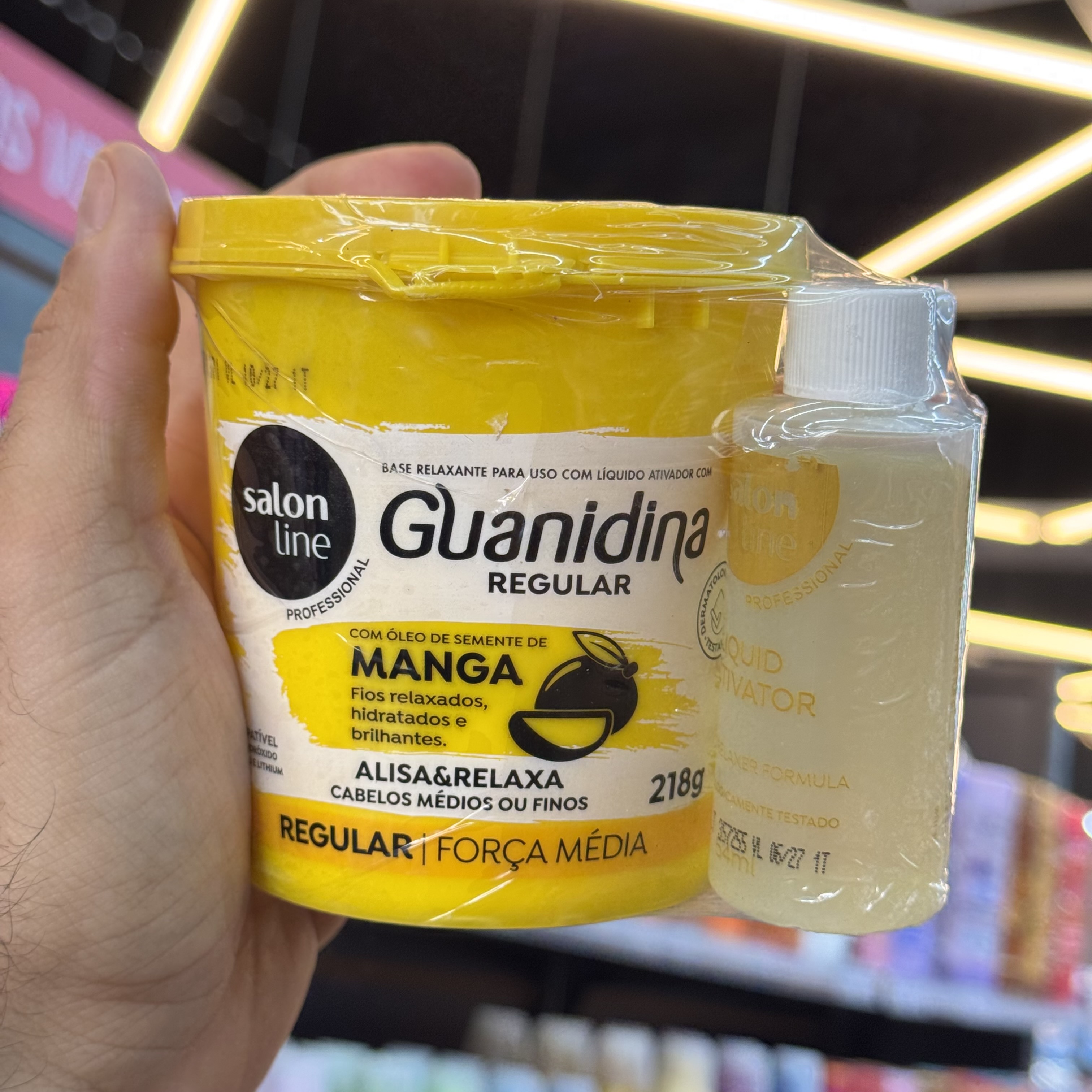kit Alisante Salon Line Guanidina Manga Regular 218g