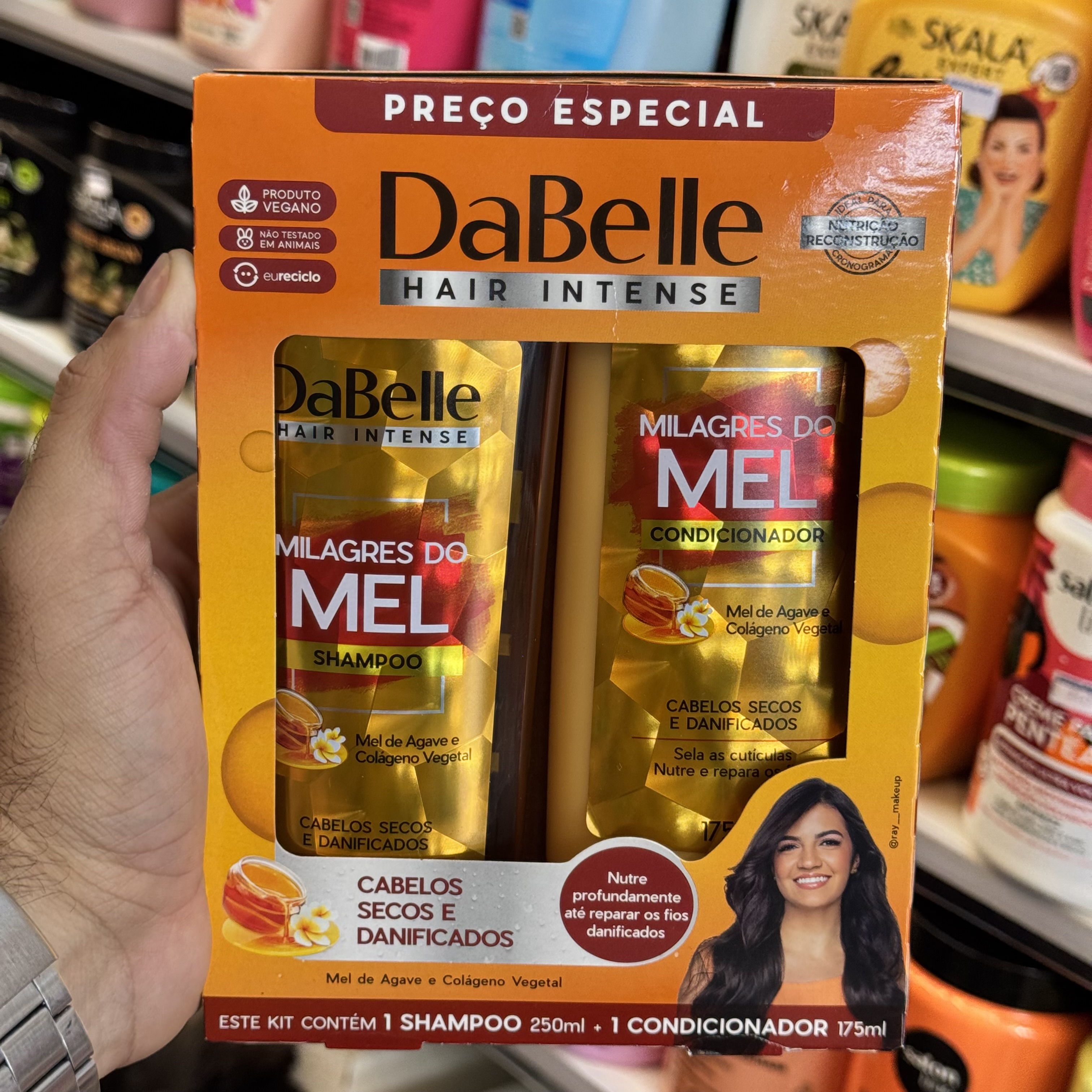Kit Capilar Dabelle Milagres do Mel de Agave e Colágeno