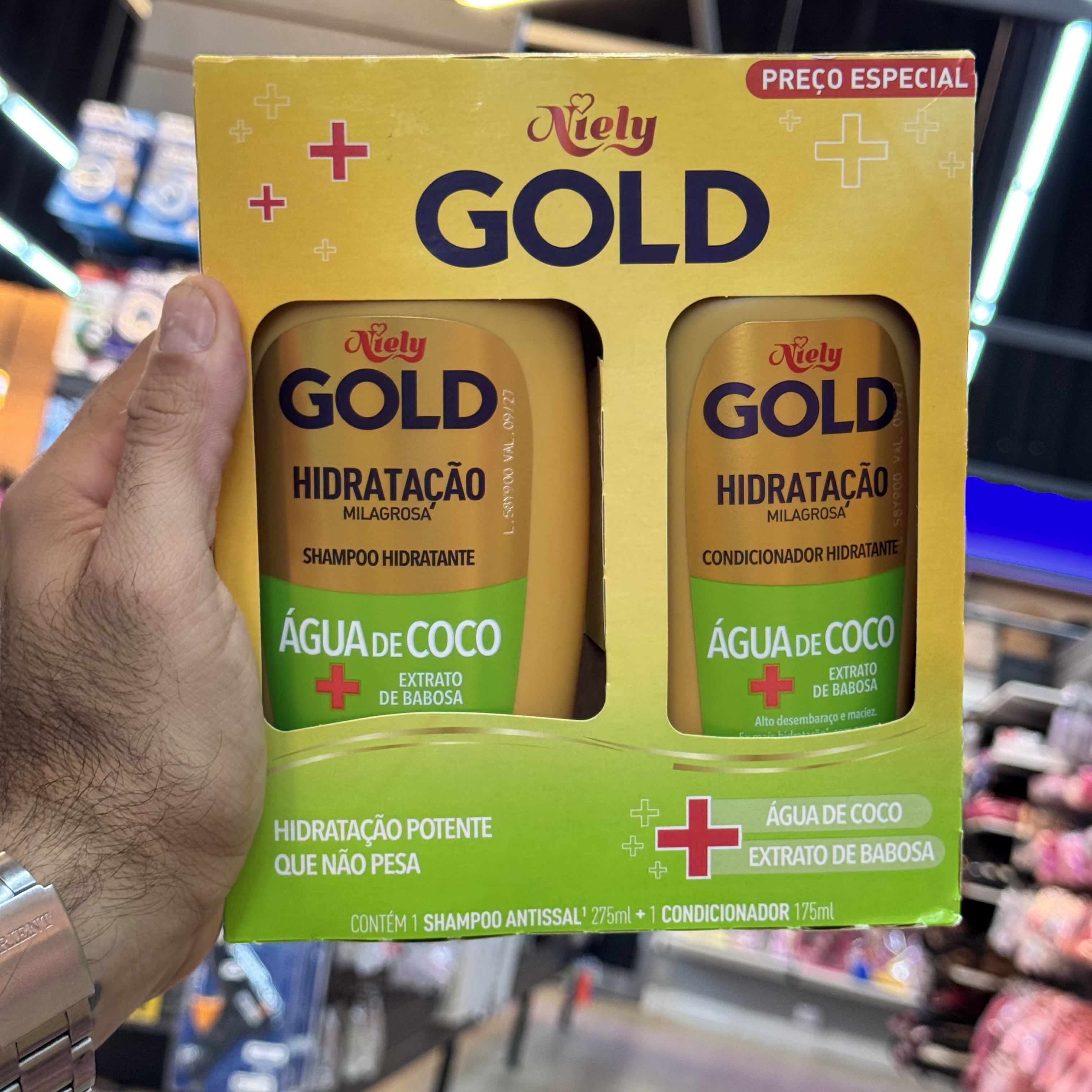 Kit Capilar Niely Gold Água de Coco