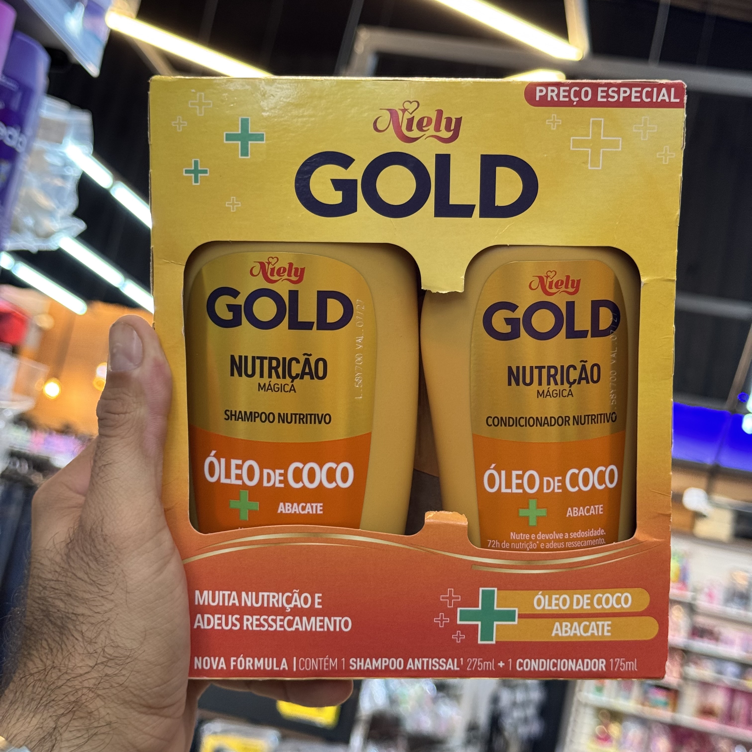 Kit Capilar Niely Gold Óleo de Coco