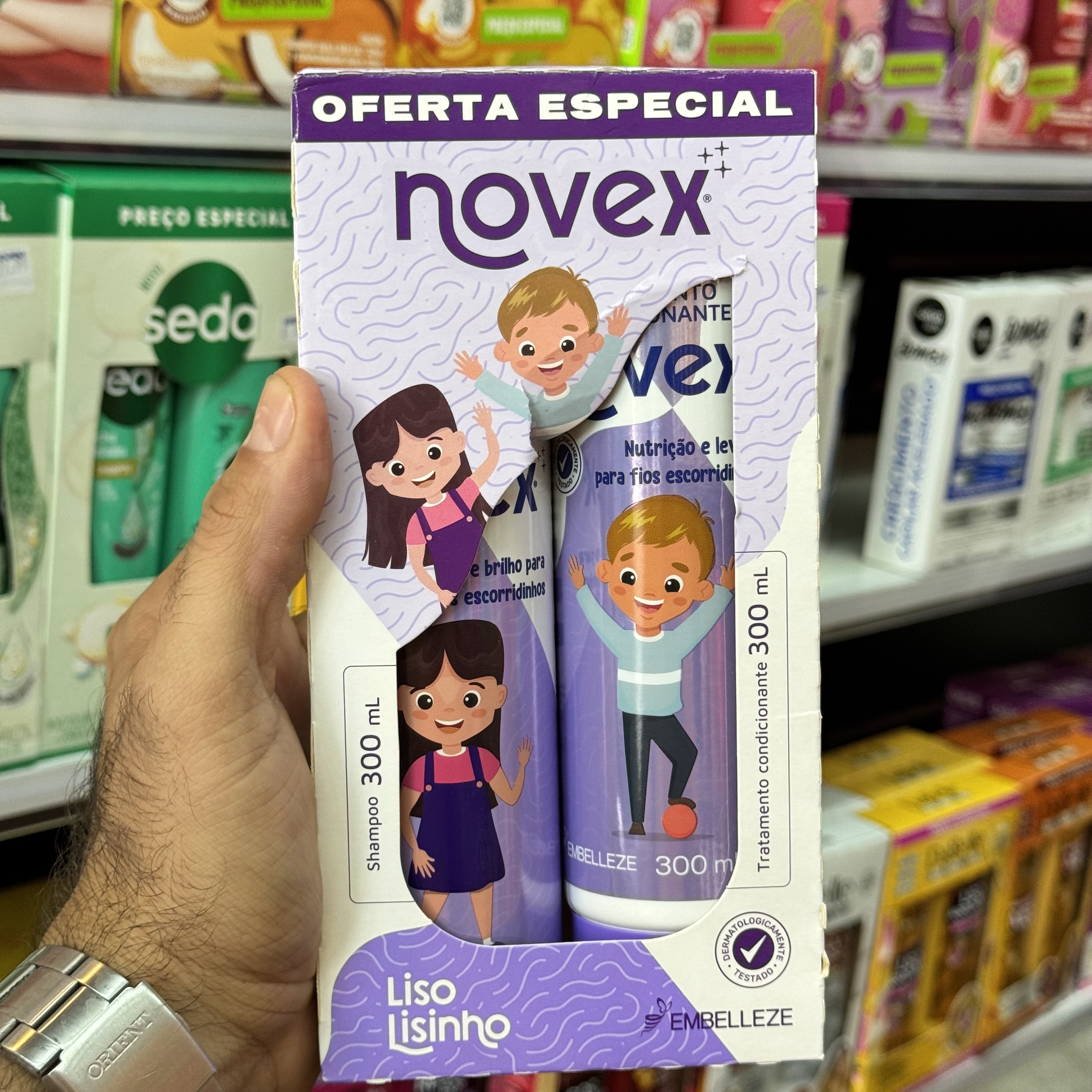 Kit Capilar Novex Liso Lisinho