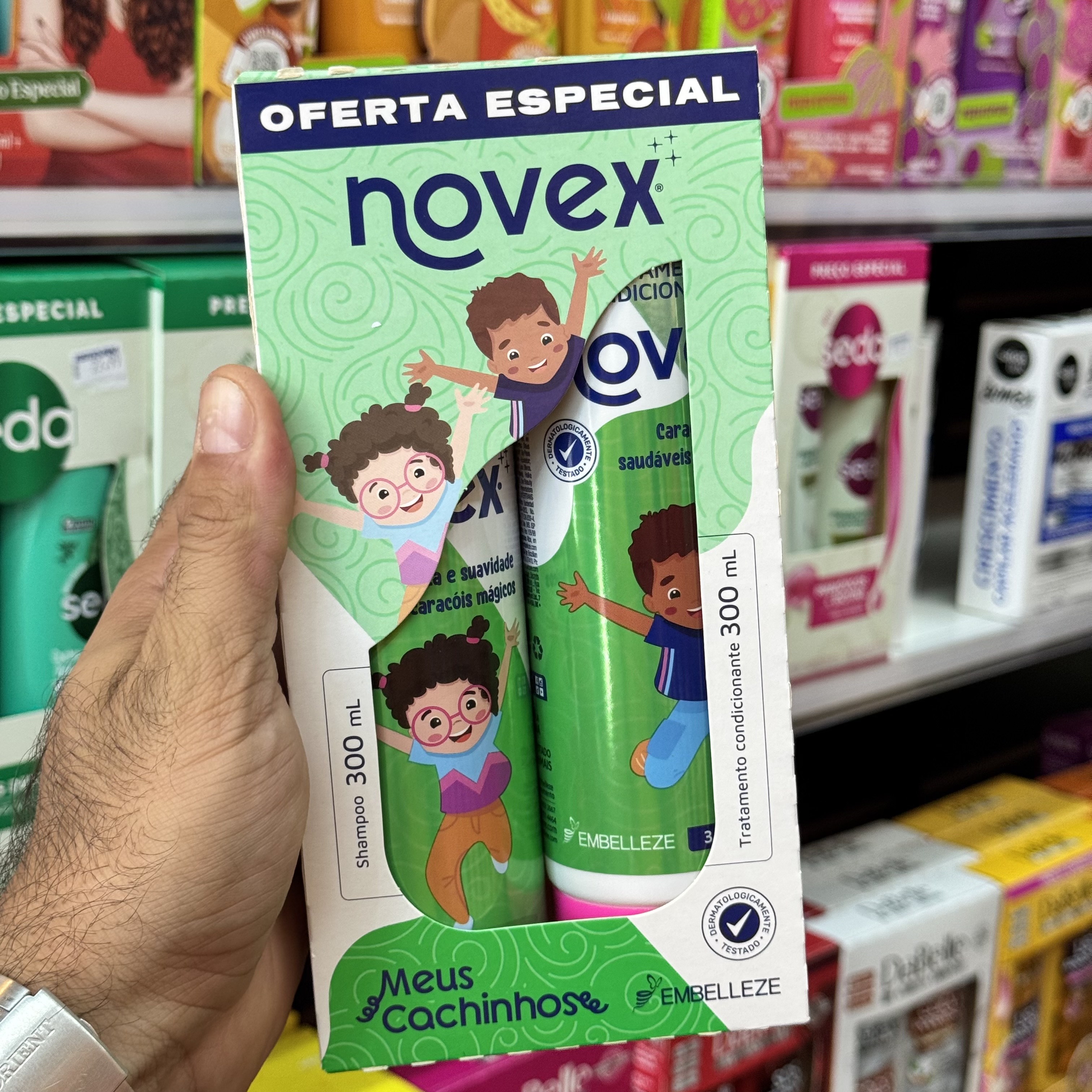 Kit Capilar Novex Meus Cachinhos