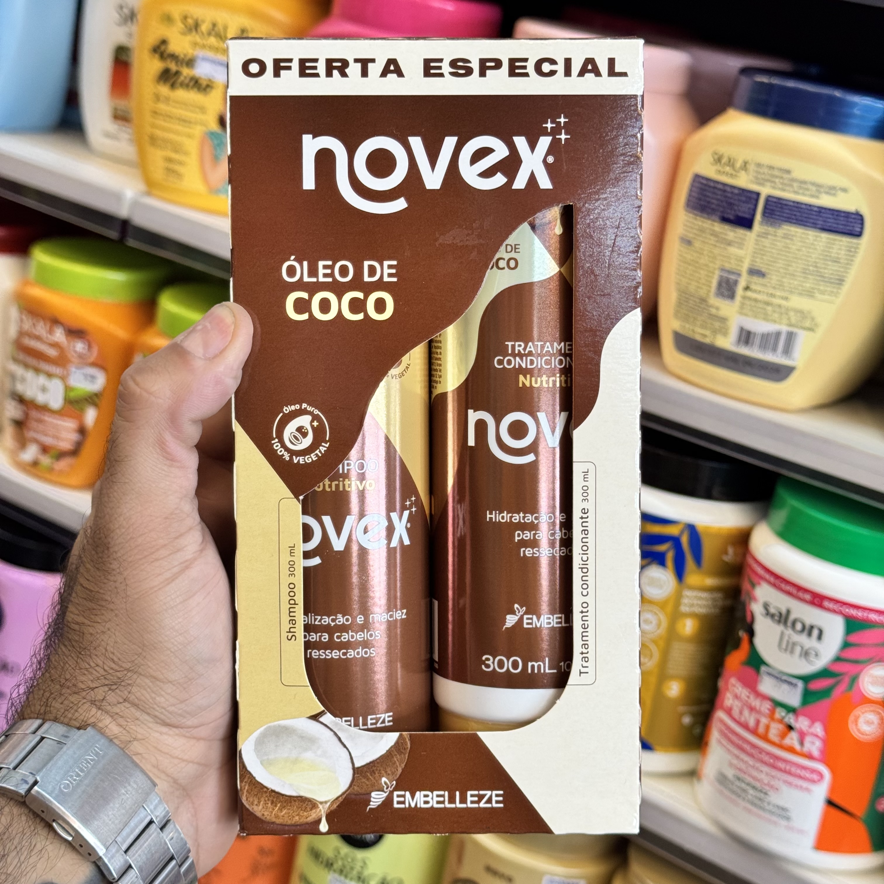 Kit Capilar Novex Óleo de Coco