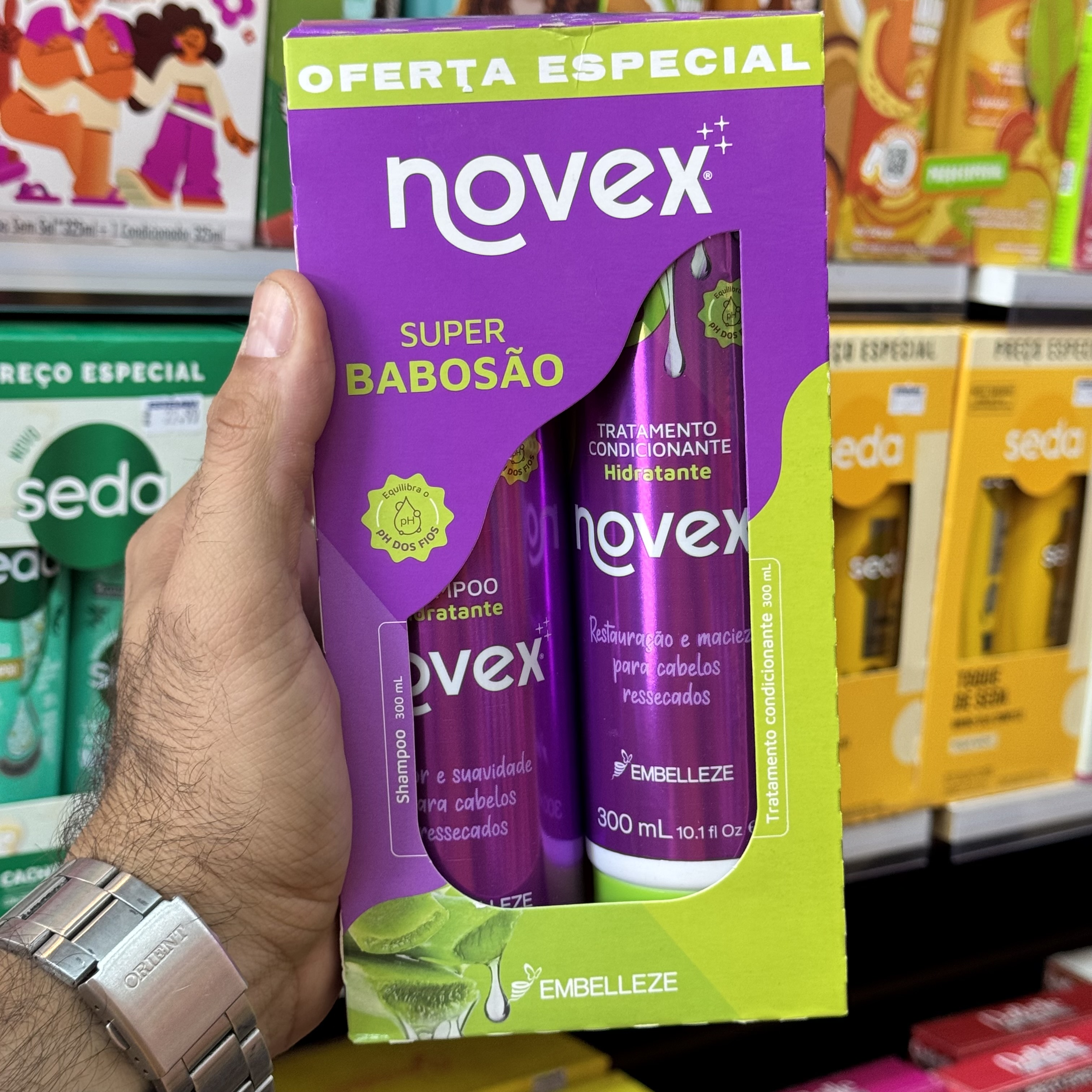 Kit Capilar Novex Super Babosão