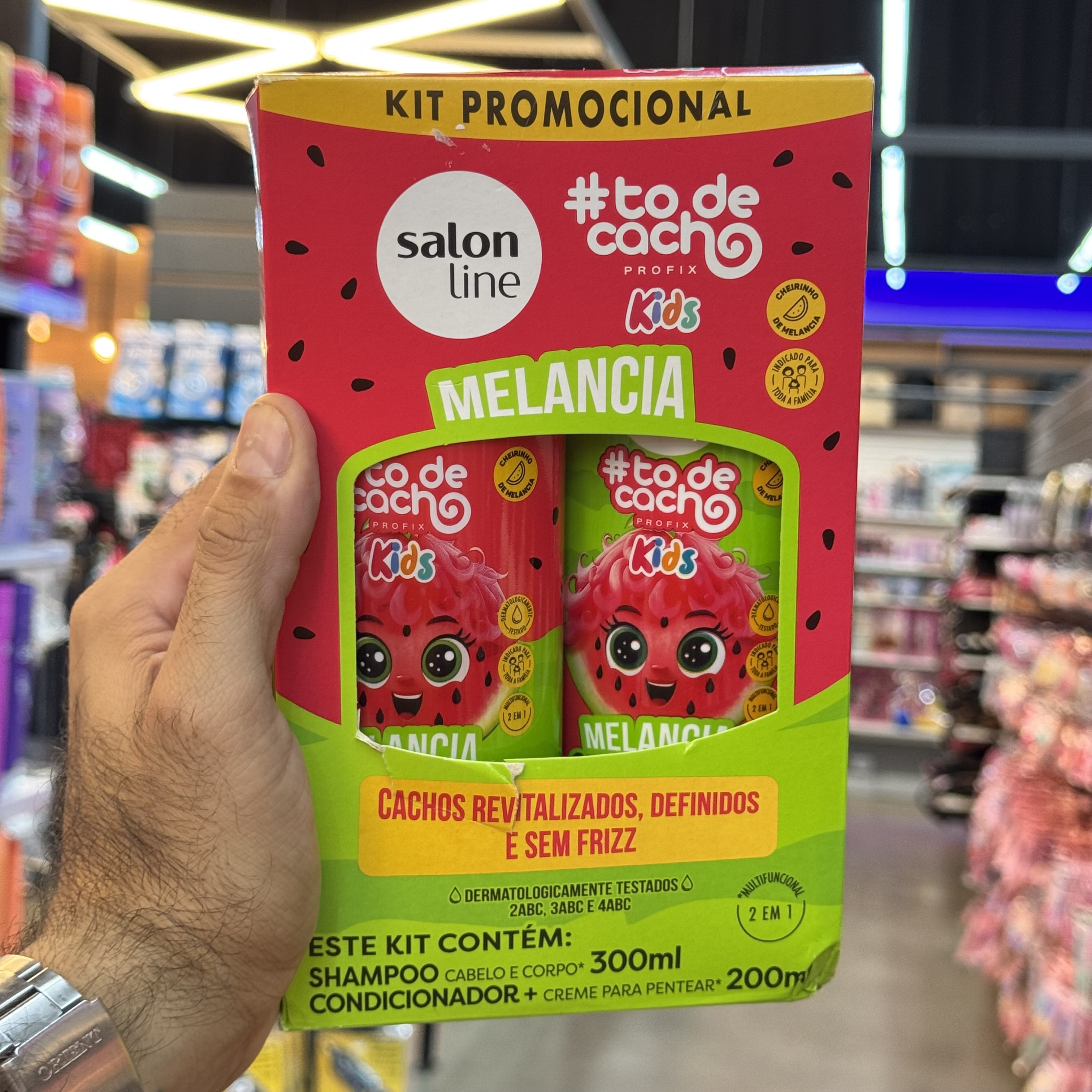 Kit Capilar Salon Line Todecacho Kids Melancia