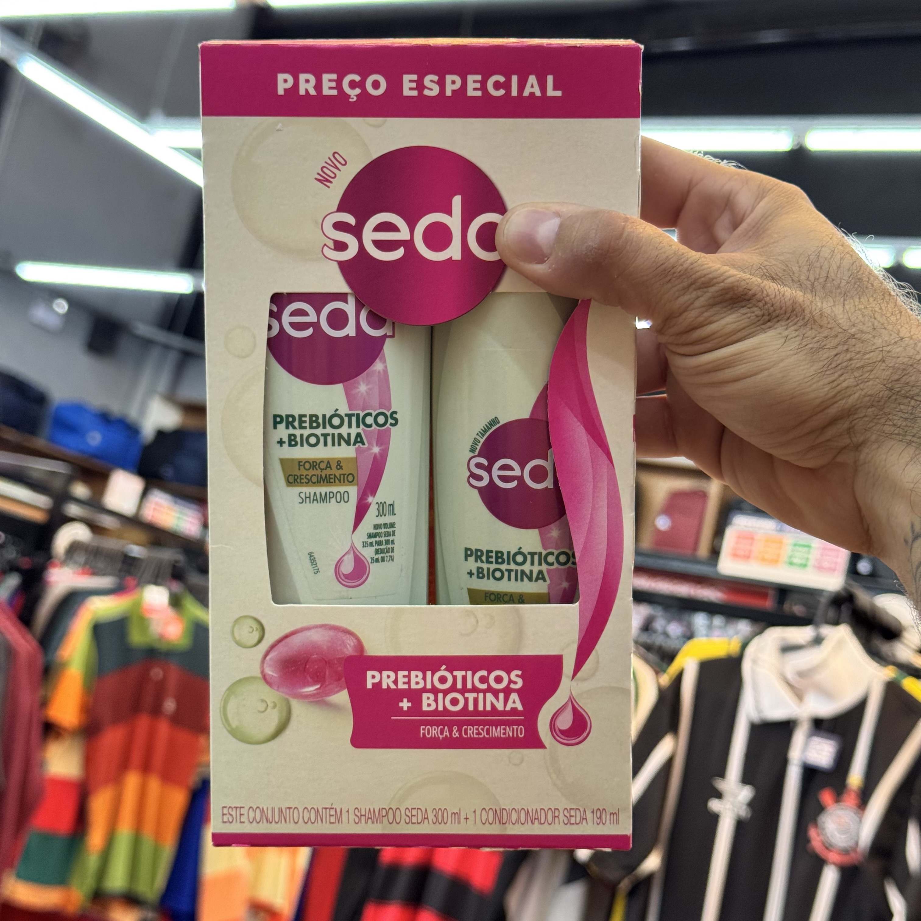 Kit Capilar Seda Prébioticos + Biotina