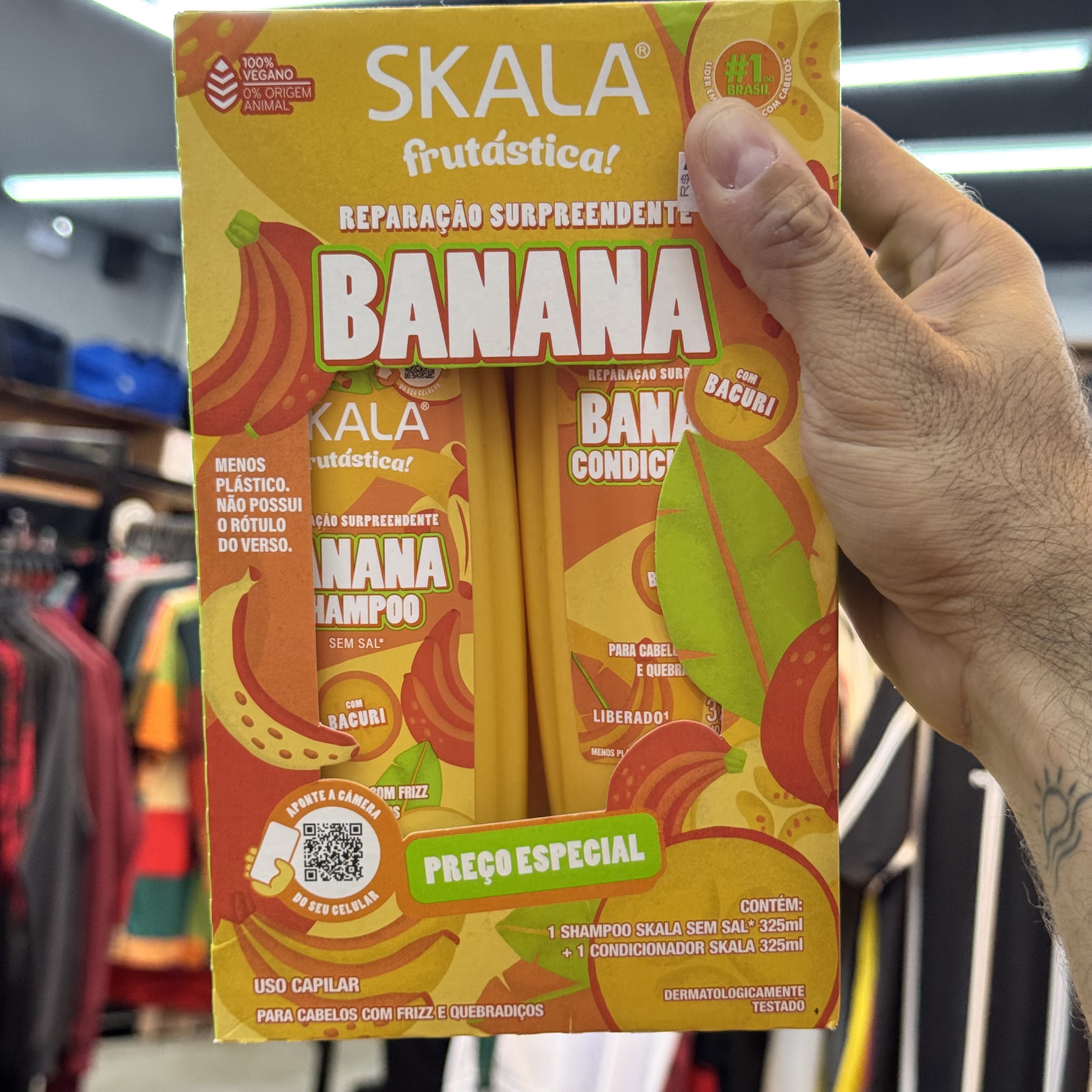 Kit Capilar Skala Frutástica Banana e Bacuri