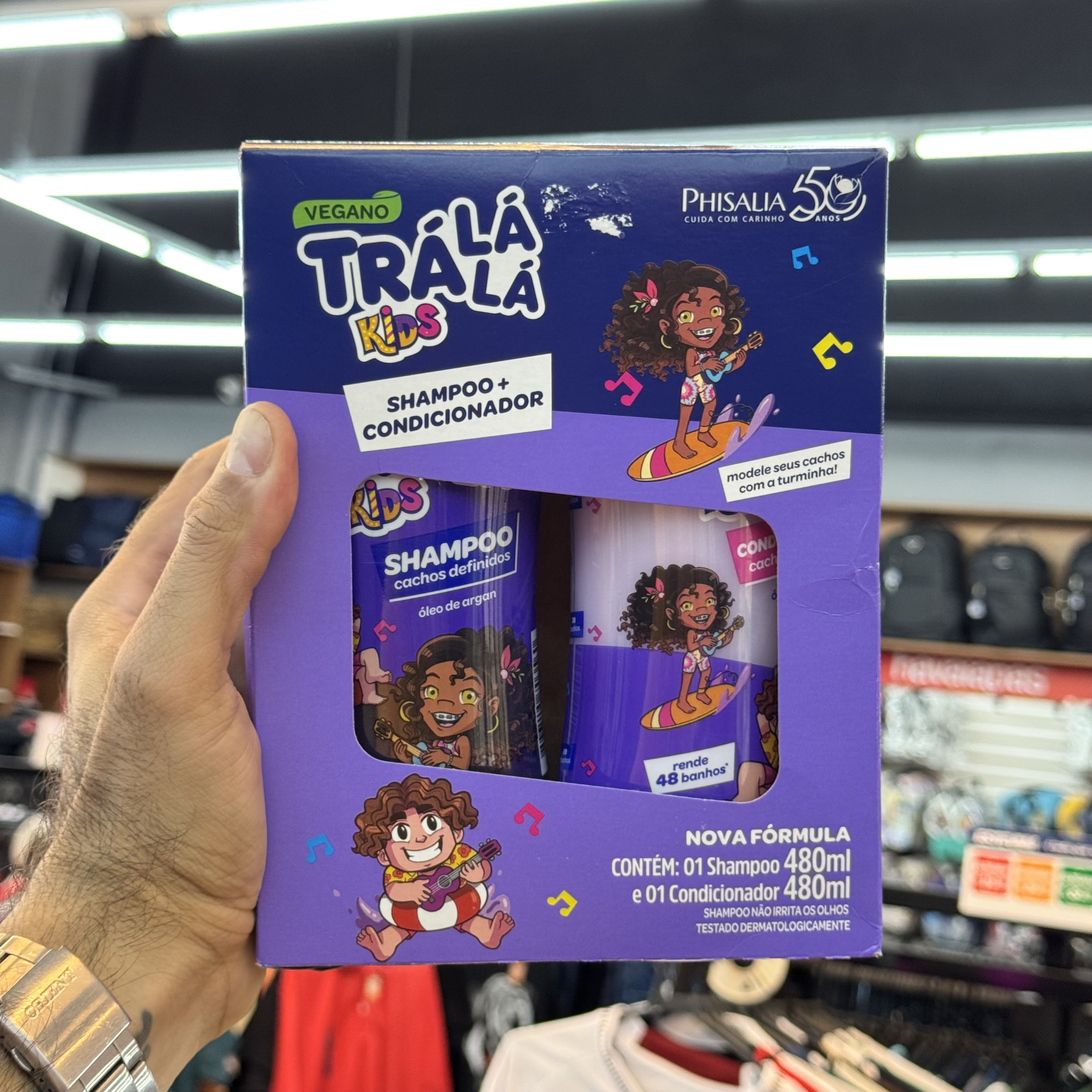 Kit Capilar Trá lá Lá Kids Óleo de Argan