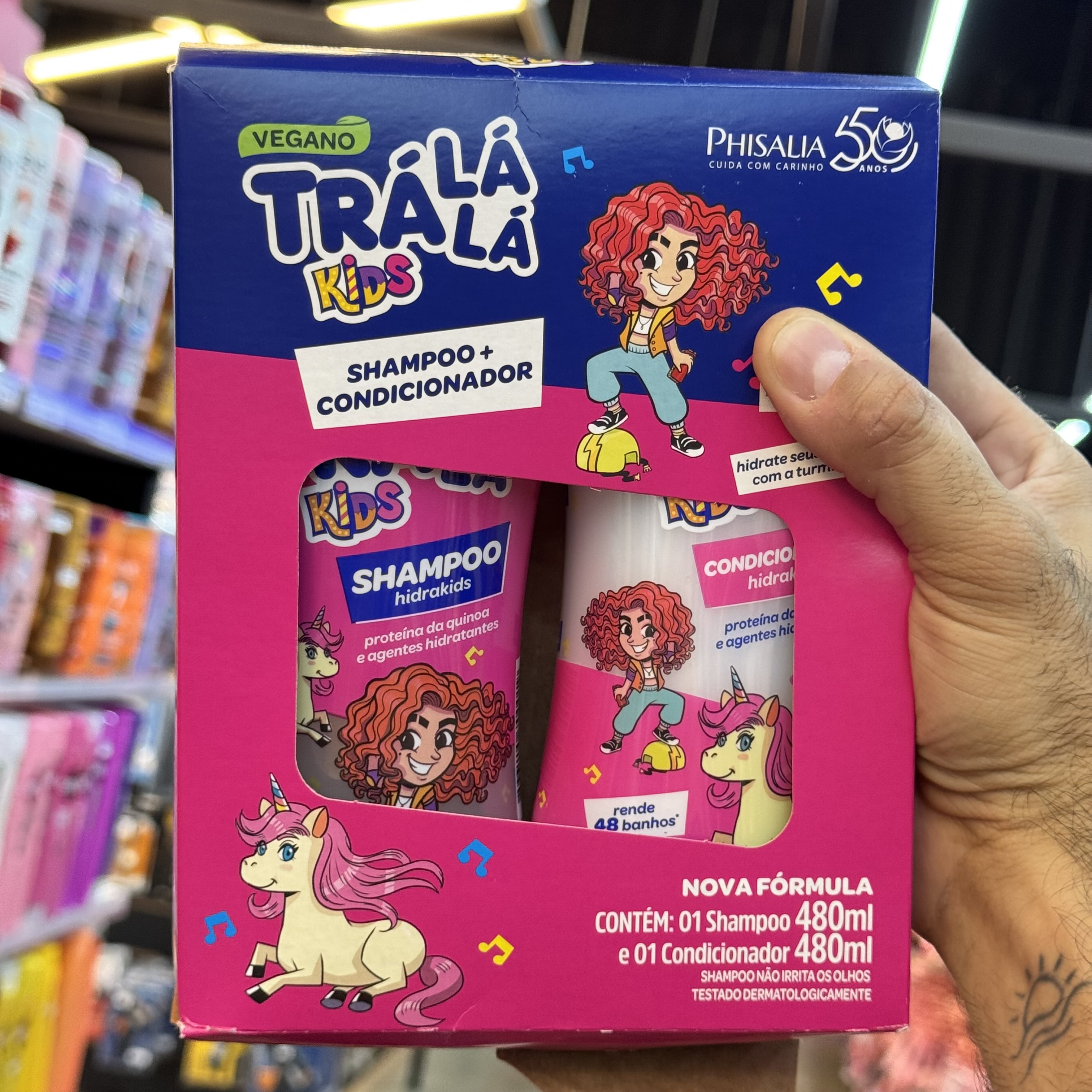 Kit Capilar Trá lá Lá Kids Proteínas da Quinoa