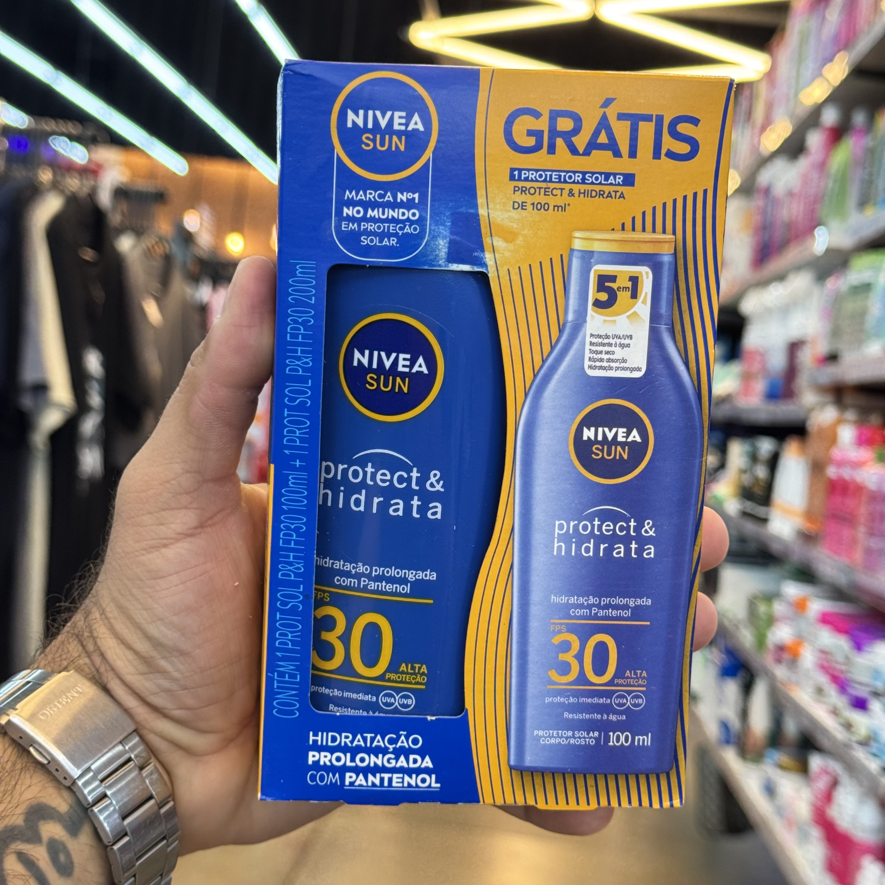 Kit Protetor Solar Nivea SUN 30 FPS COM 2 UNIDADES