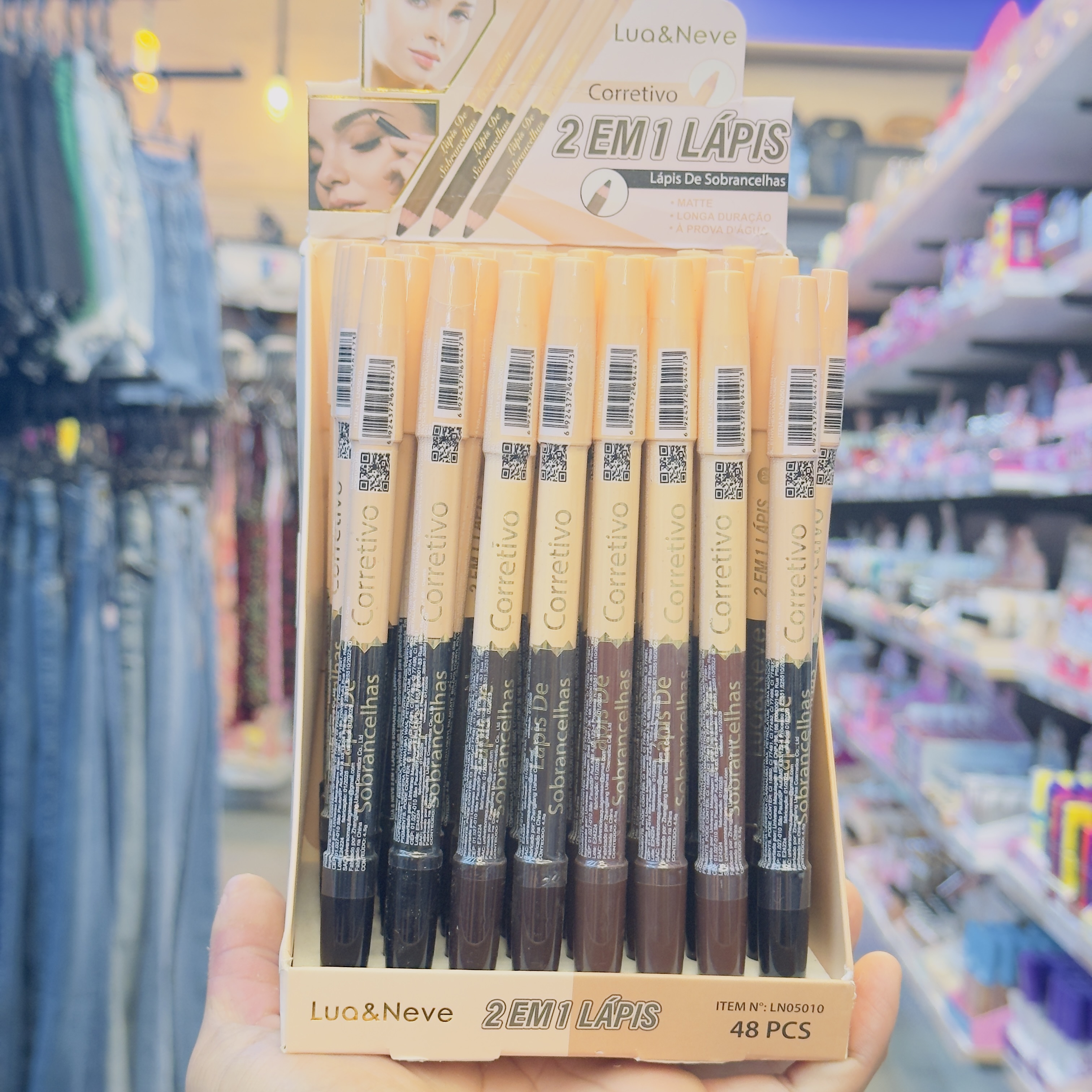 Lapis Corretivo 2 em 1 Lua&Neve LN05010