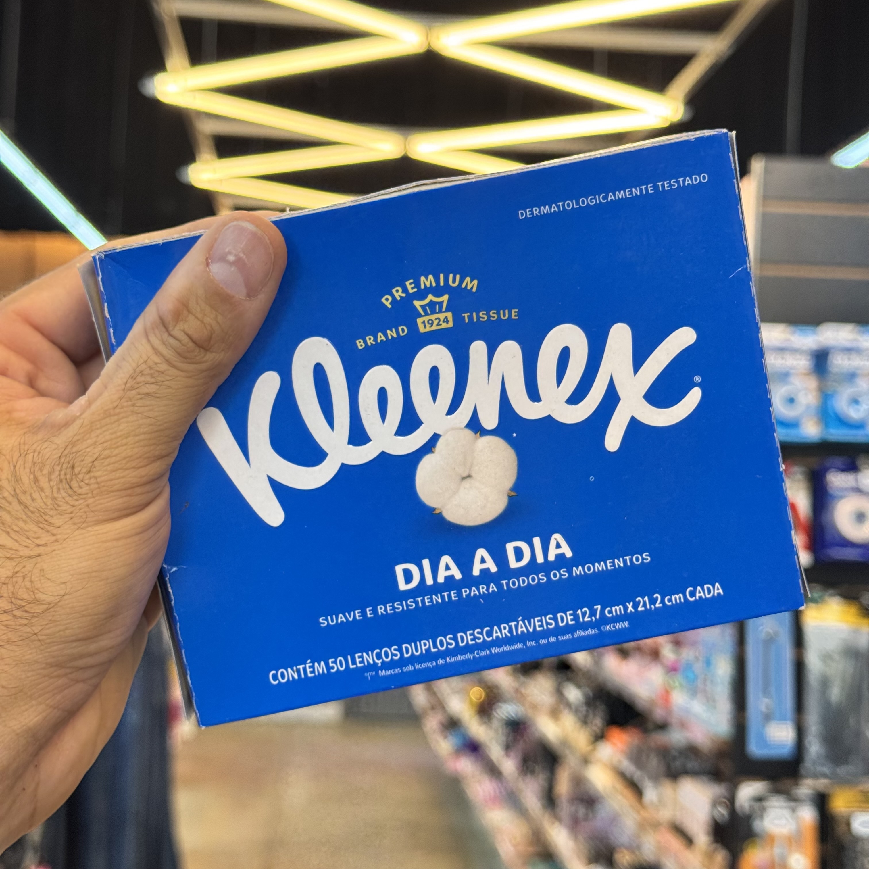 Lenços Descartáveis Kleenex 50 unid