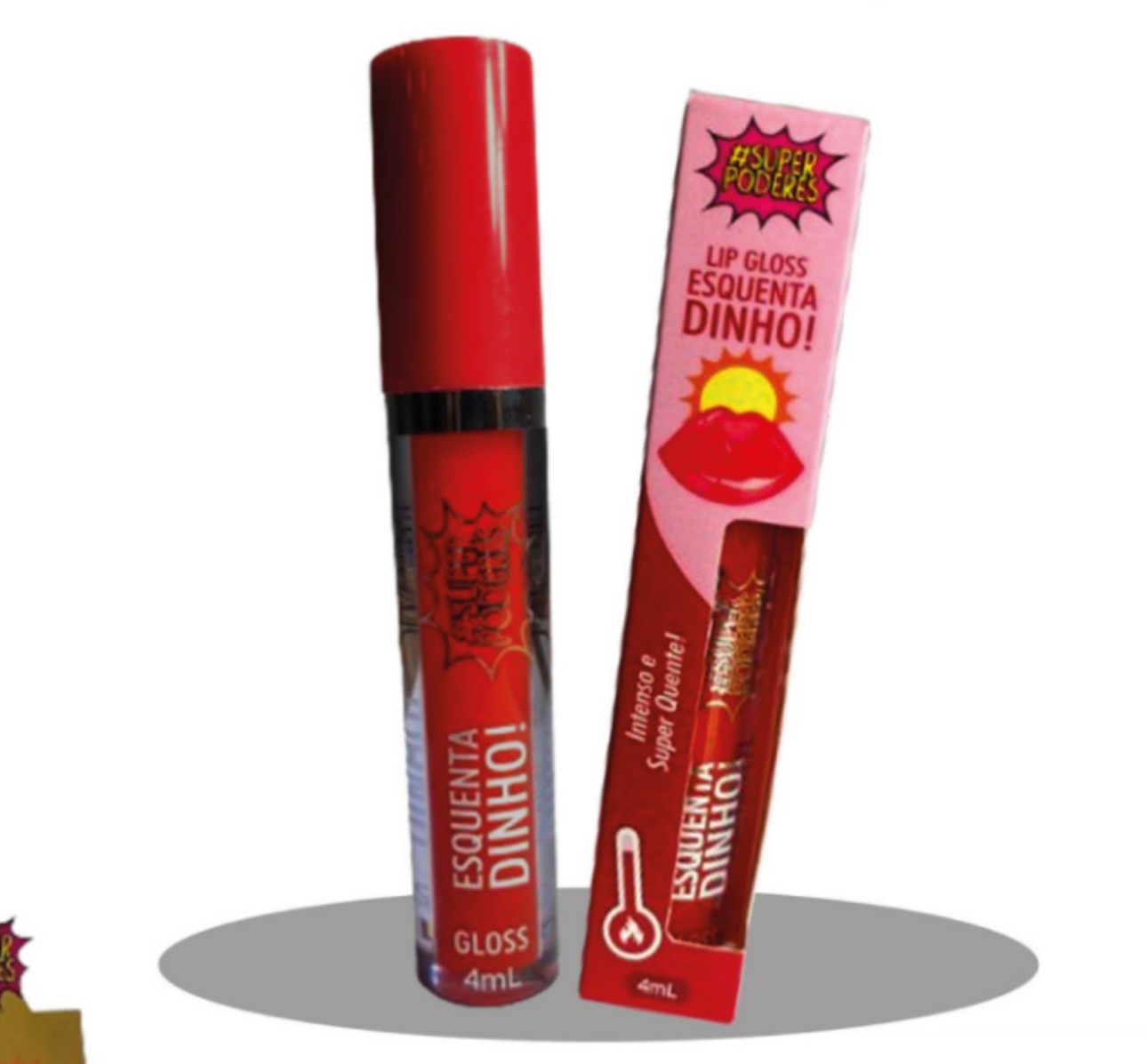 Lip Gloss Esquentadinho Super Poderes 4ml mgsp01