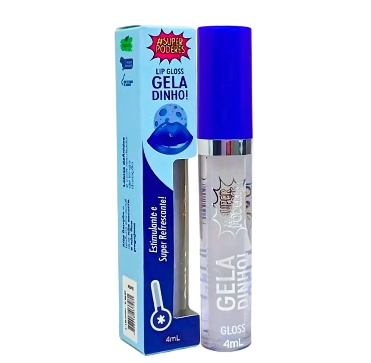 Lip Gloss Geladinho Super Poderes 4ml mgsp02