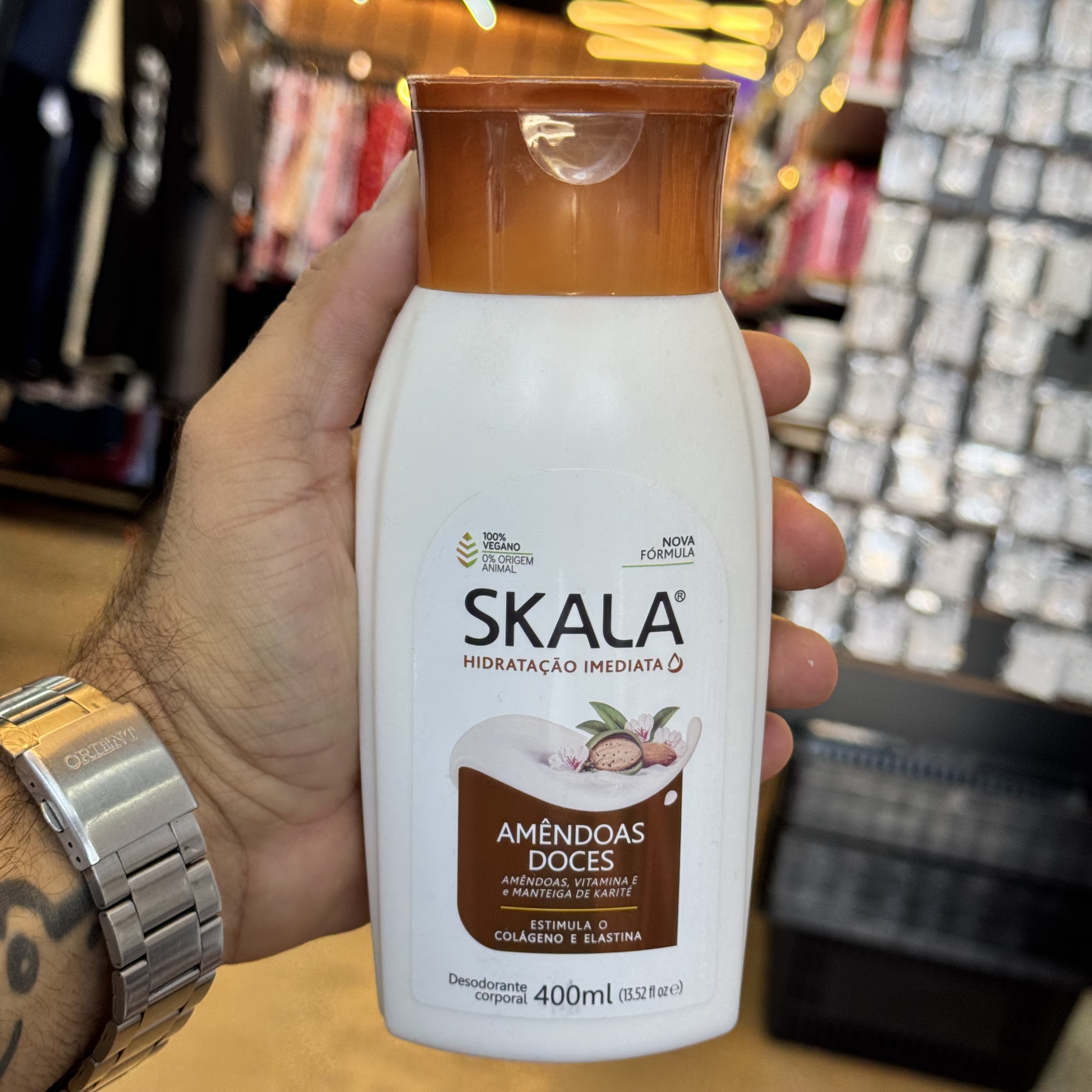 Loção Desodorante Amêndoas Doces Skala 400ml