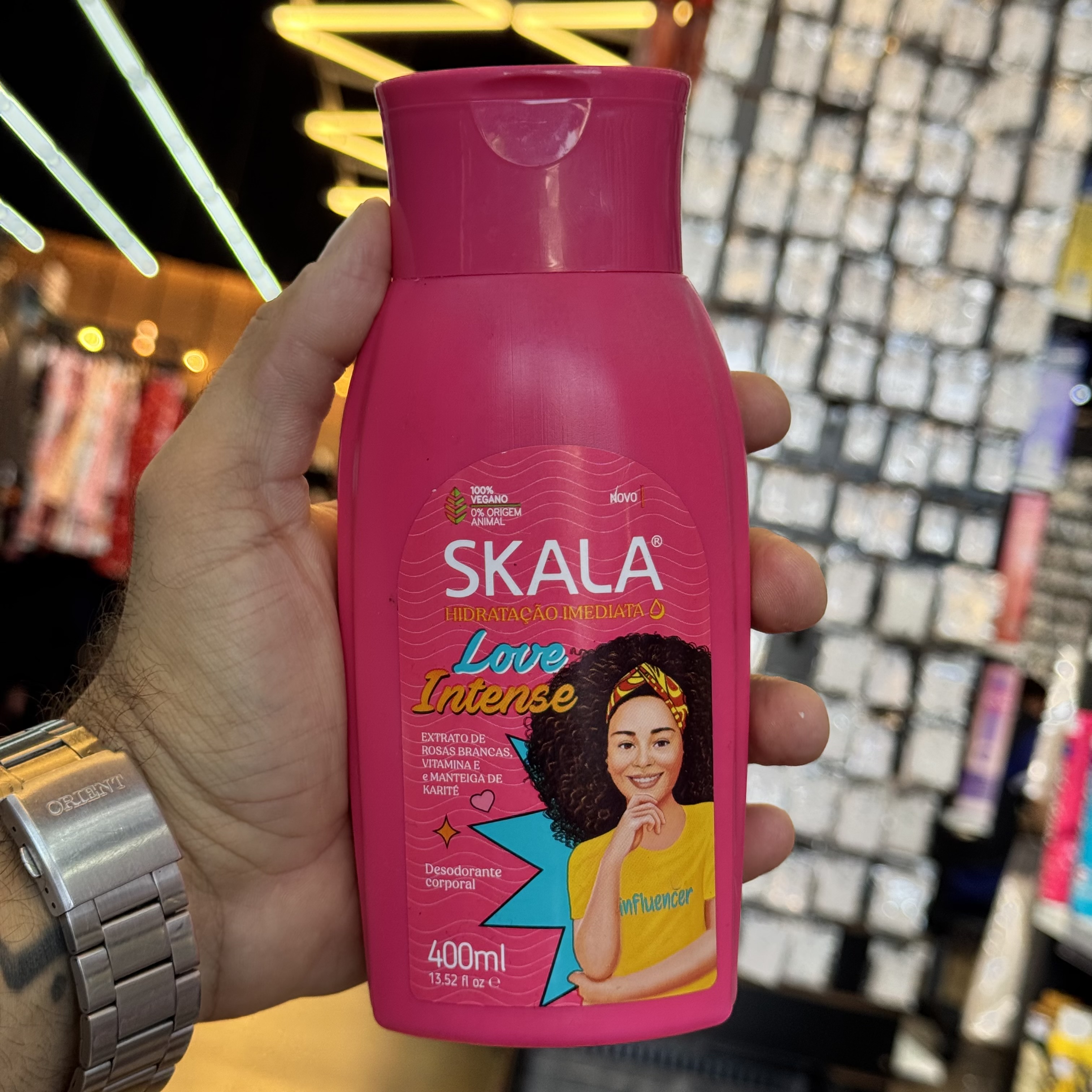 Loção Desodorante Love Intense Skala 400ml