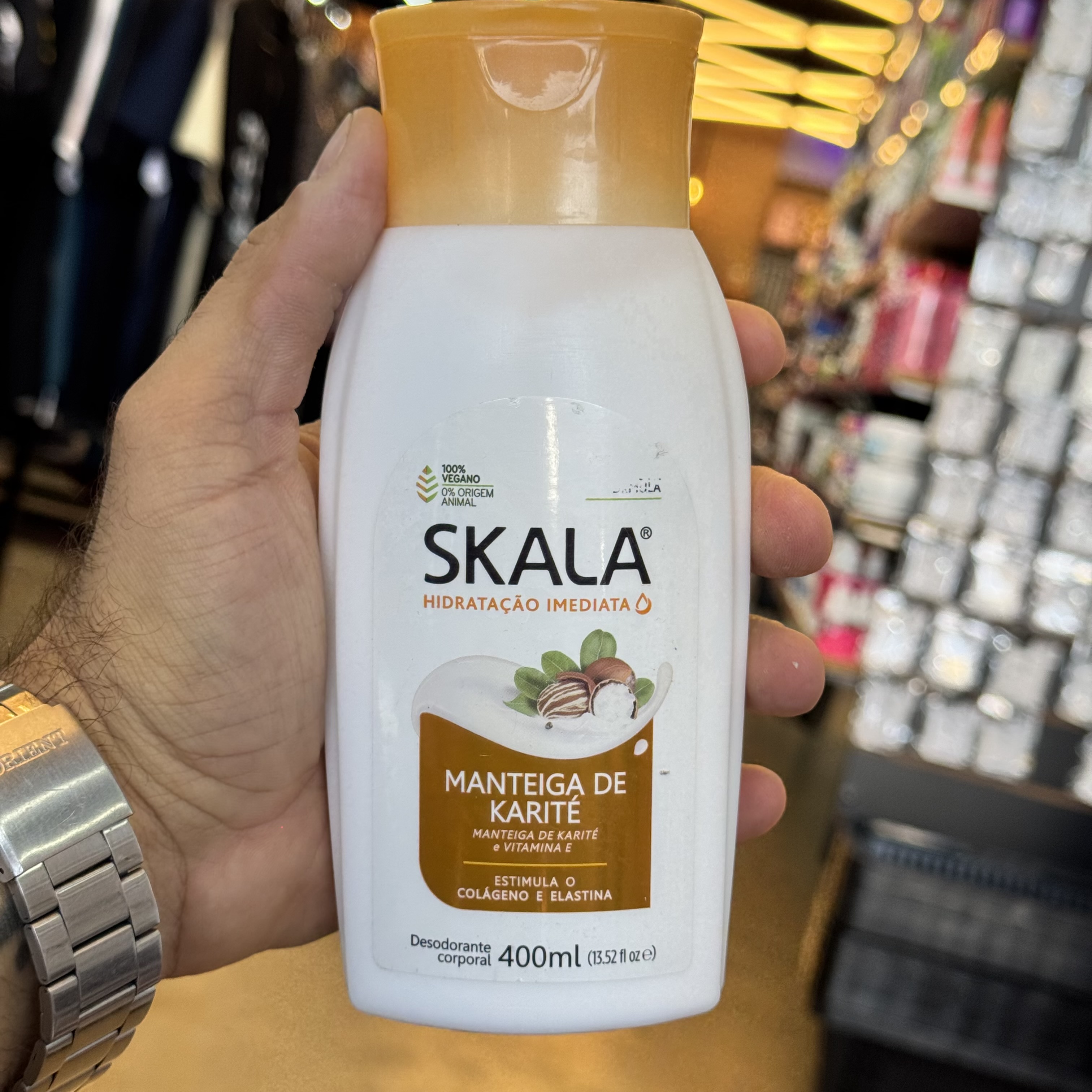 Loção Desodorante Manteiga de Karité Skala 400ml