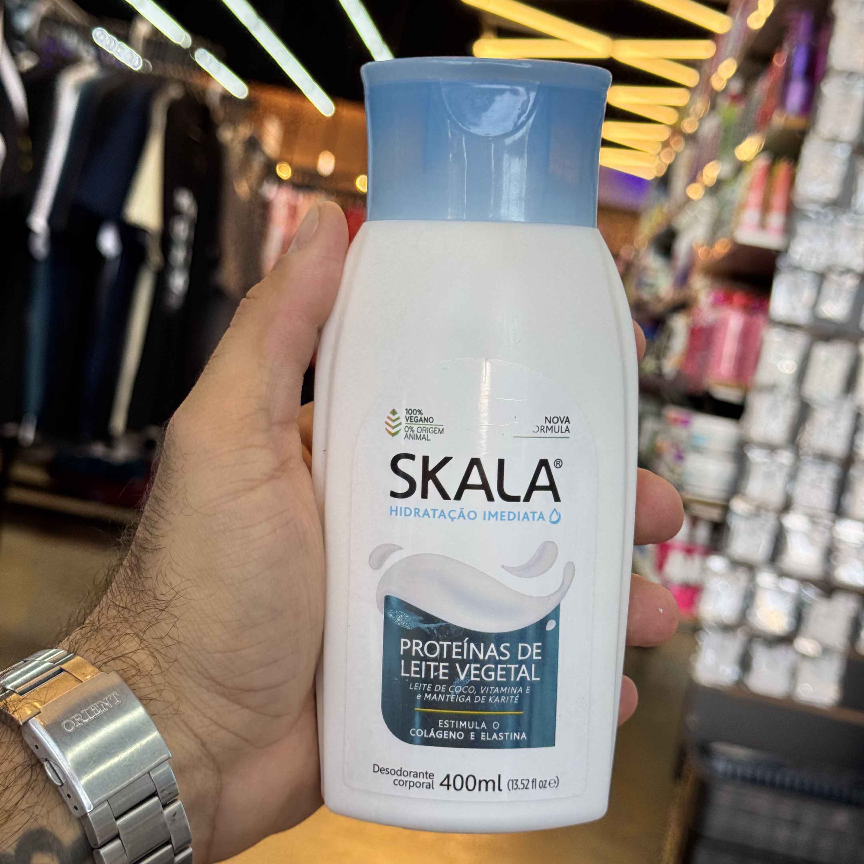 Loção Desodorante Proteínas de Leite Skala 400ml