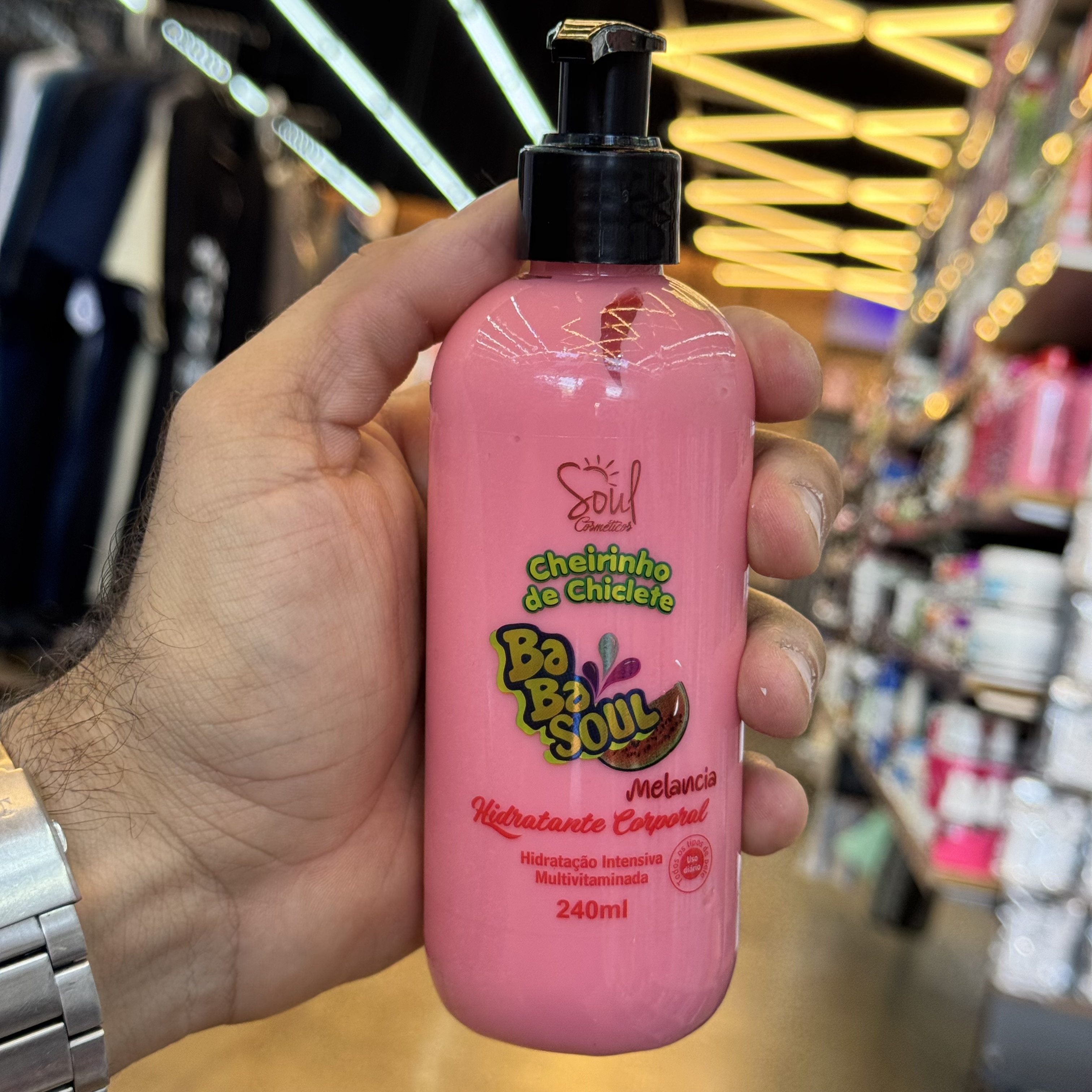 Loção Hidratante Corporal Babasoul Melancia Soul 240ml