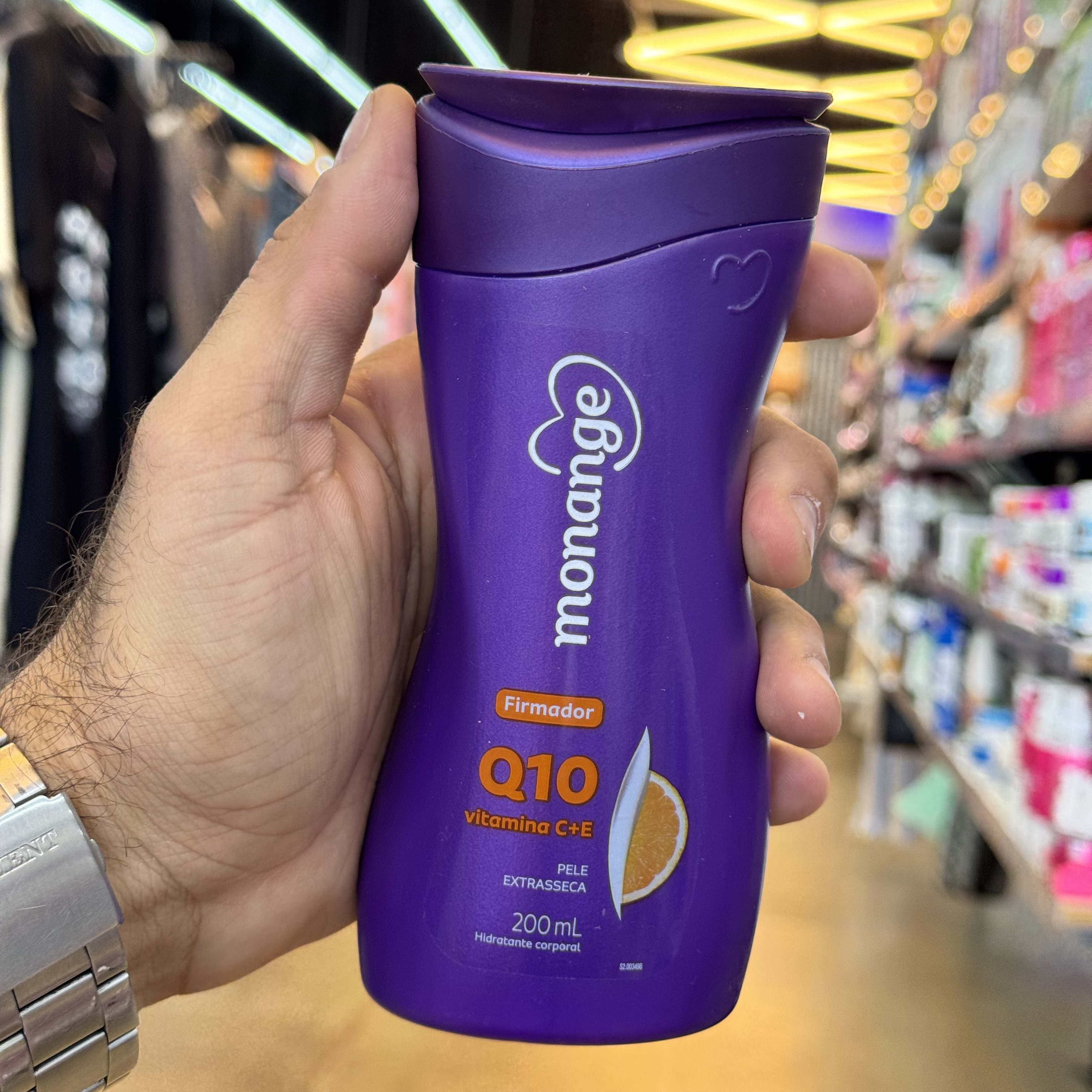 Loção Hidratante Firmador Monange Pele Extrasseca 200ml