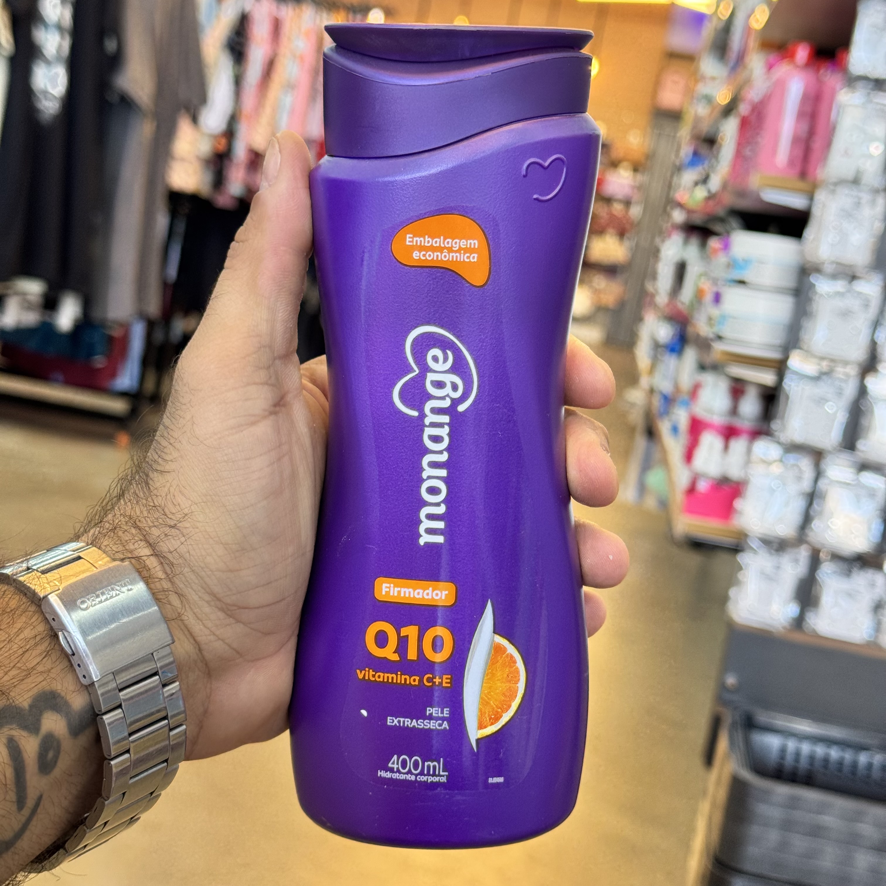 Loção Hidratante Firmador Monange Pele Extrasseca 400ml