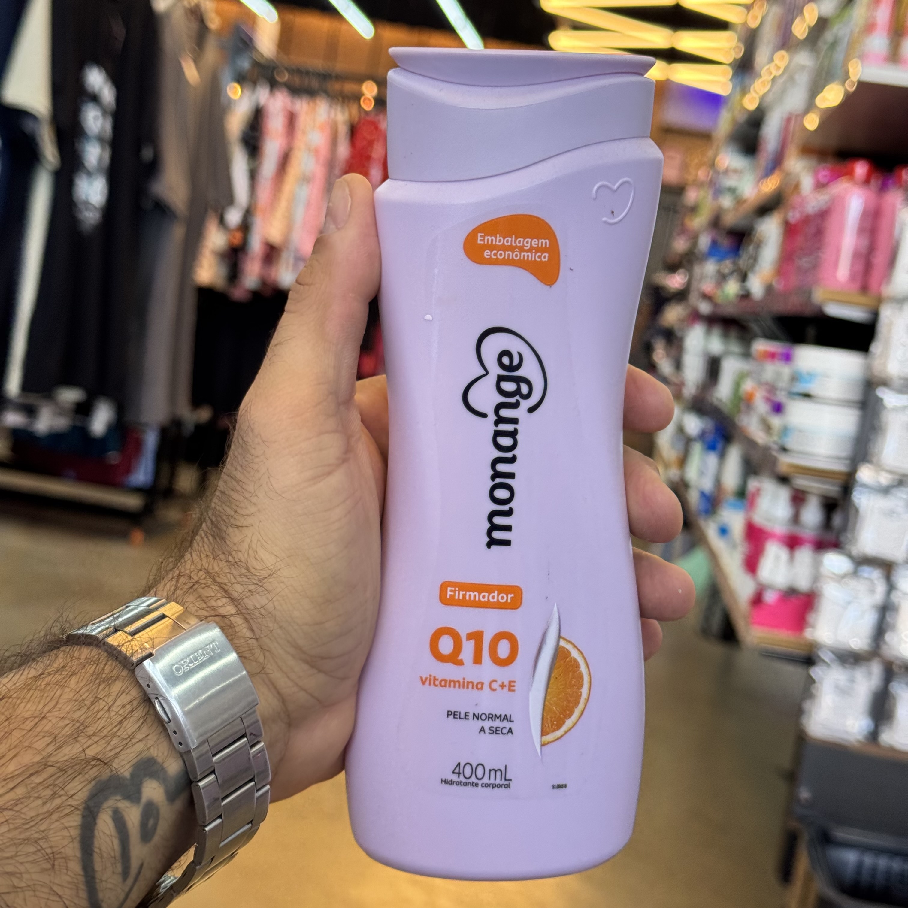 Loção Hidratante Firmador Monange Pele Seca 400ml