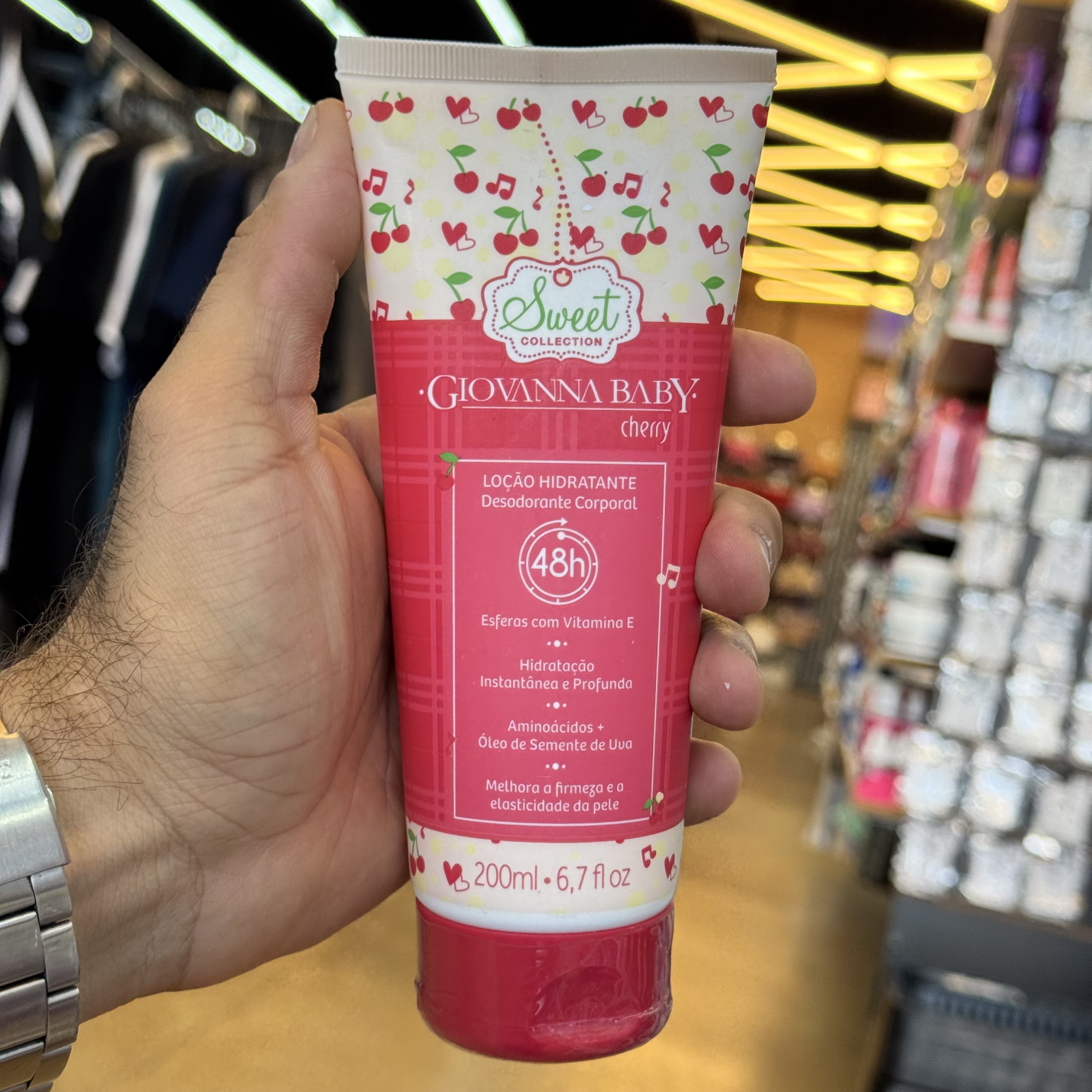 LOCAO HIDRATANTE GIOVANNA BABY CHERRY 1X200ML