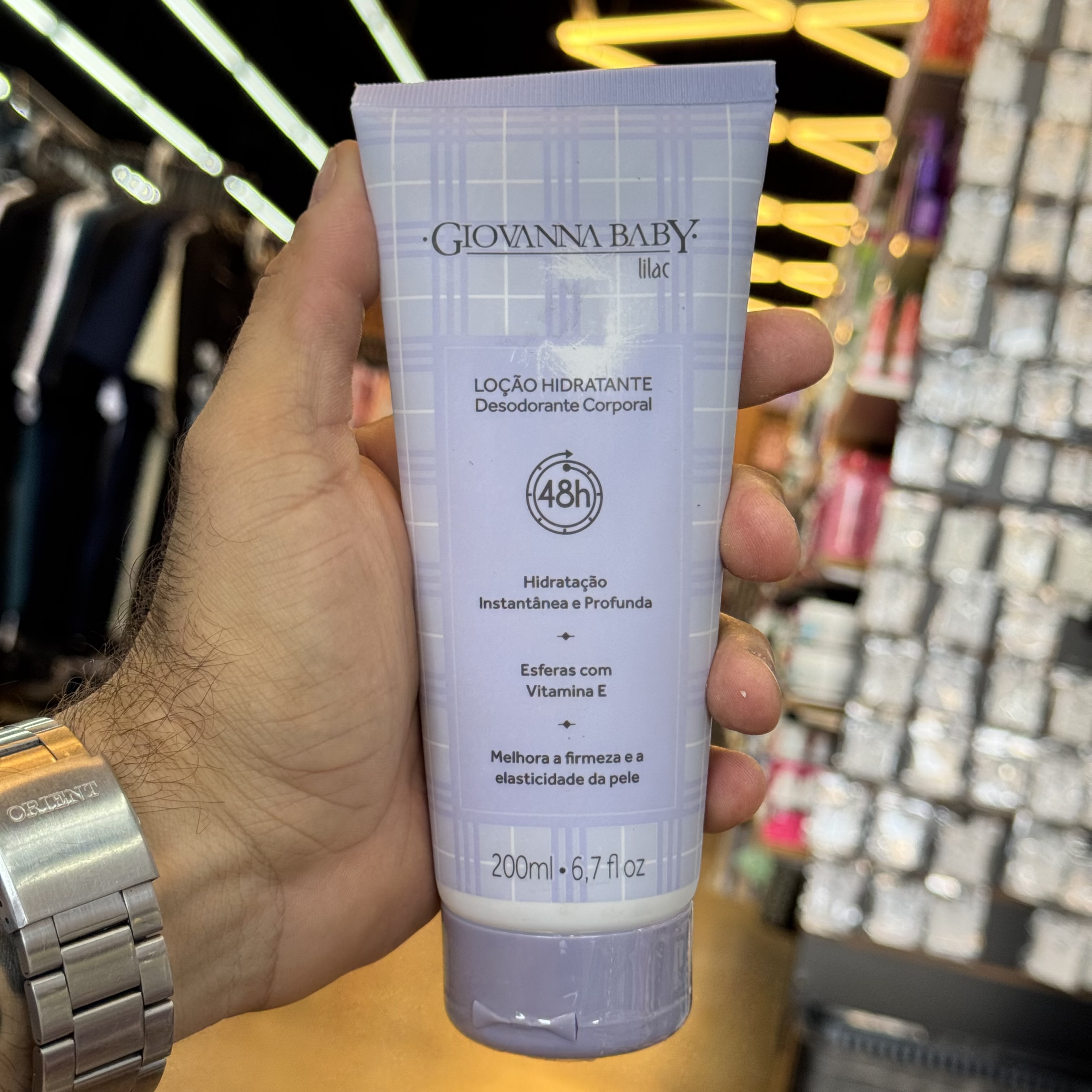 Loção Hidratante Giovanna Baby Lilac 200ml