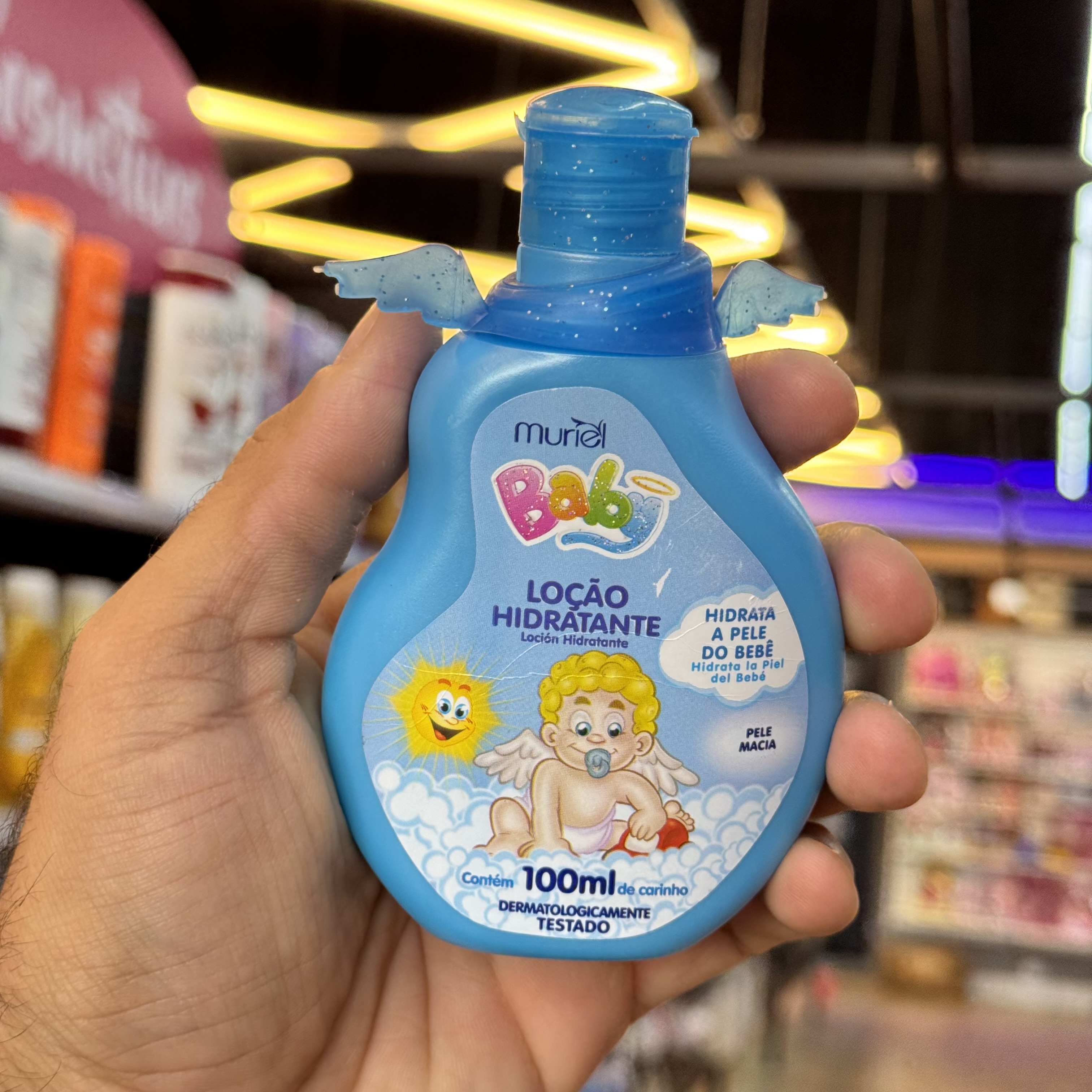 Loção Hidratante Infantil Muriel 100ml Azul