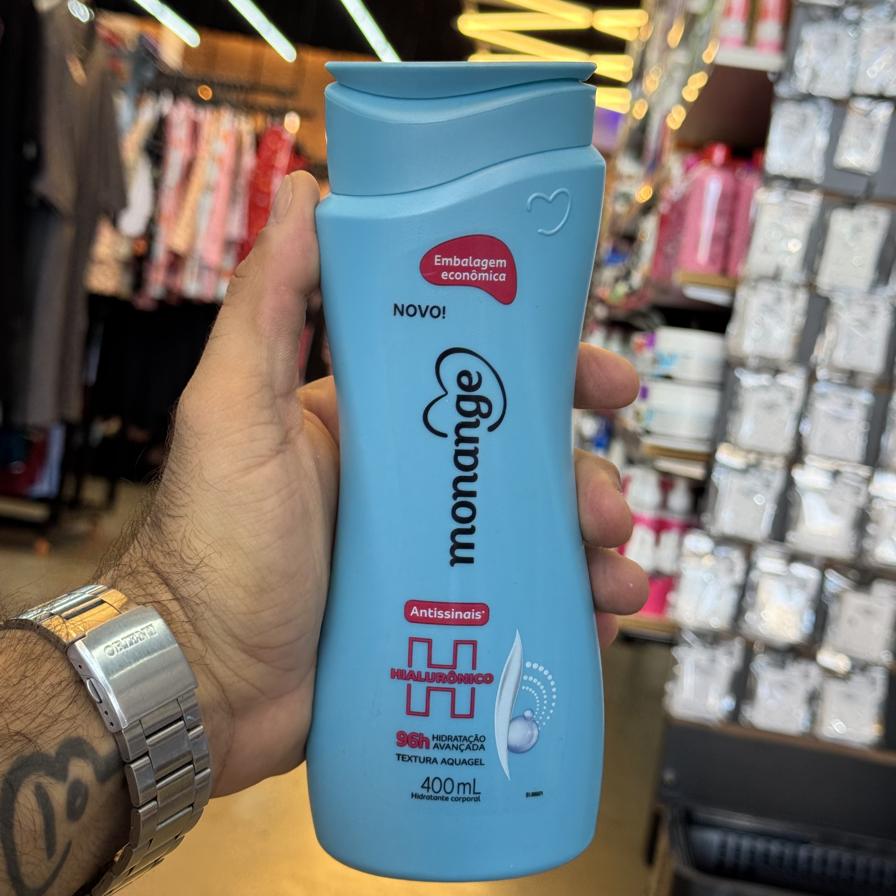 Loção Hidratante Monange Antissinais Hialurônico 400ml